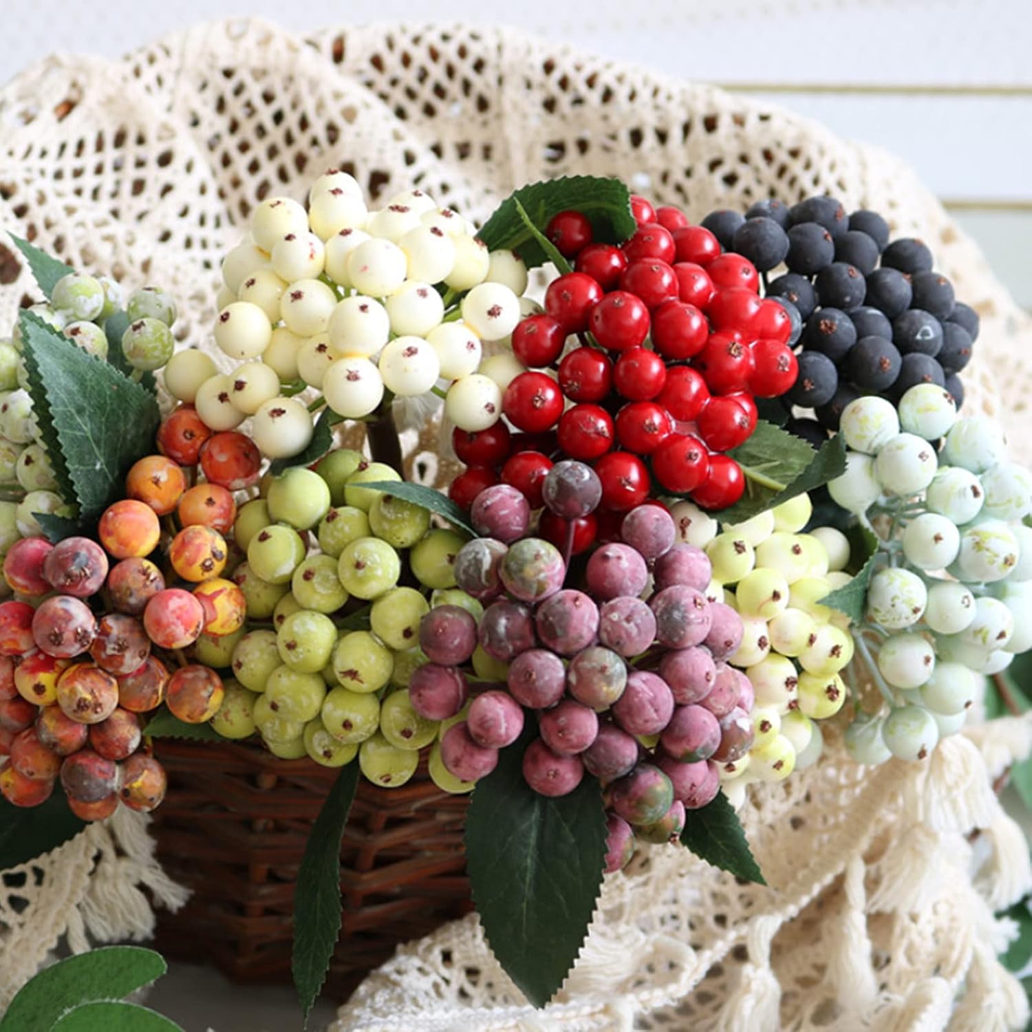RESOYE Artificial Berry Stems for Wedding and Home Decor