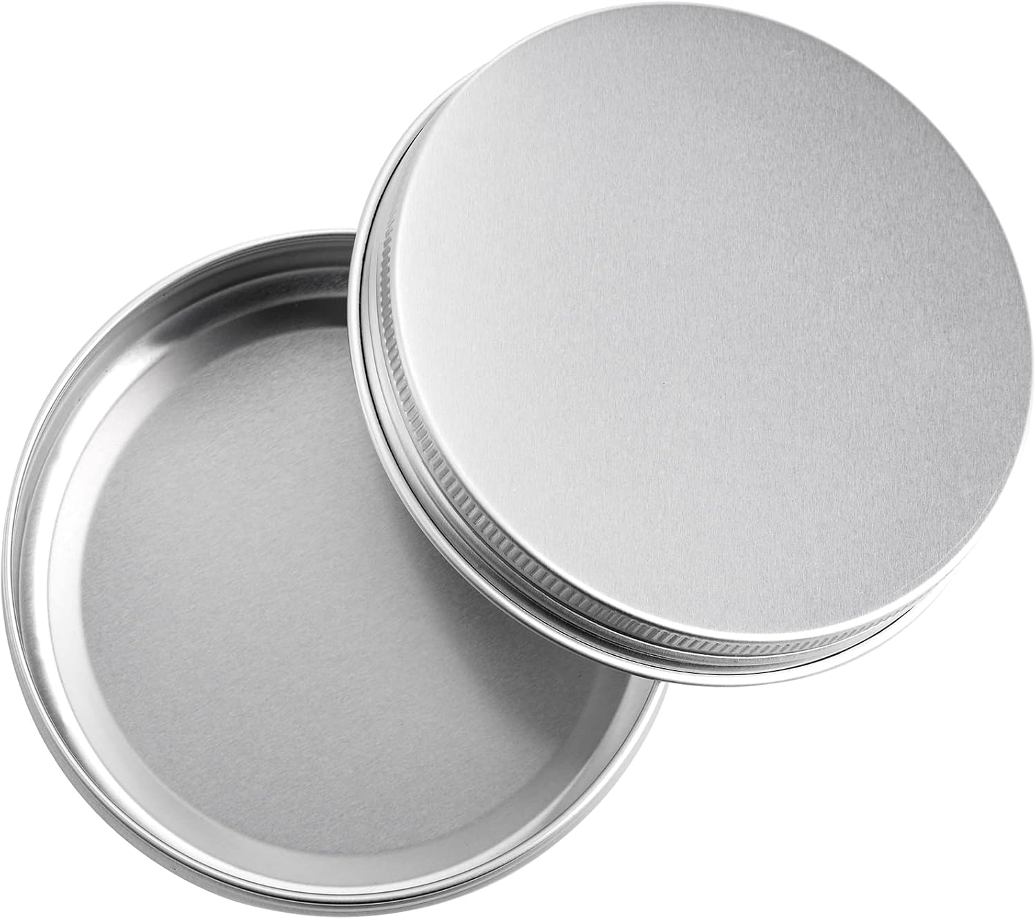 Tosnail 36 Pack 4 oz Aluminum Round Tins with Screw Top Lids