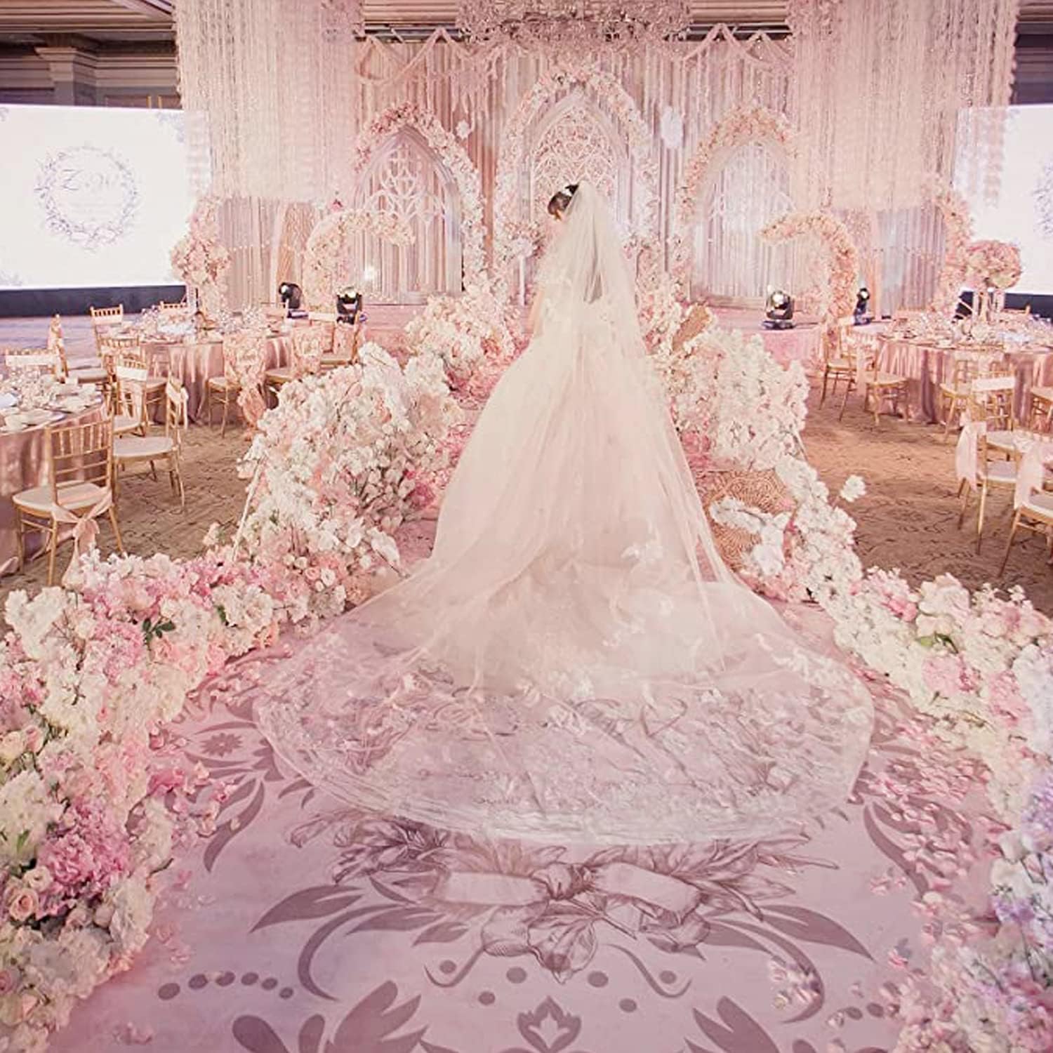 Ocharzy 3000pcs Silk Rose Petals for Wedding Decorations