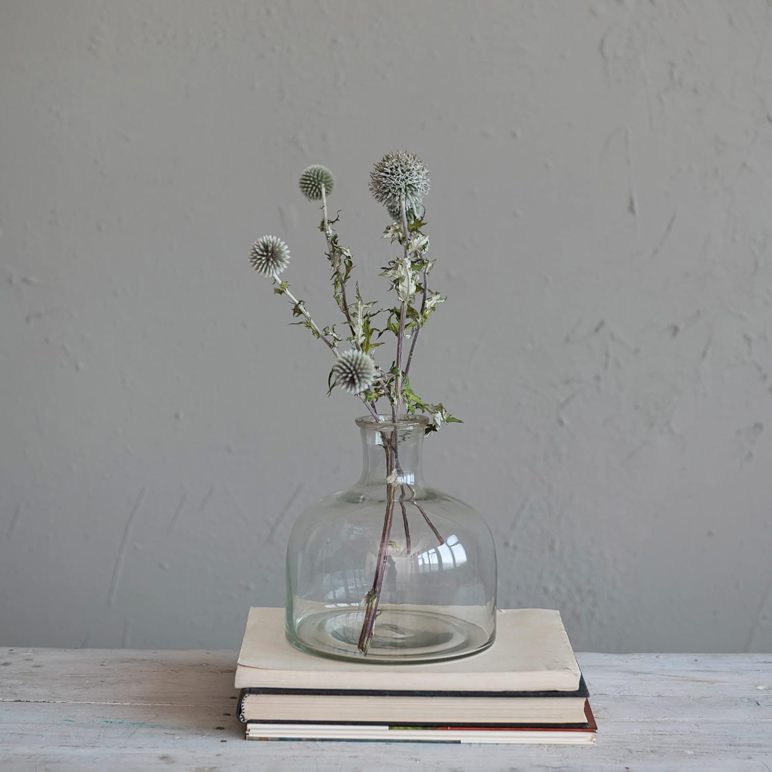 Creative Co Op Clear Blown Glass Vase