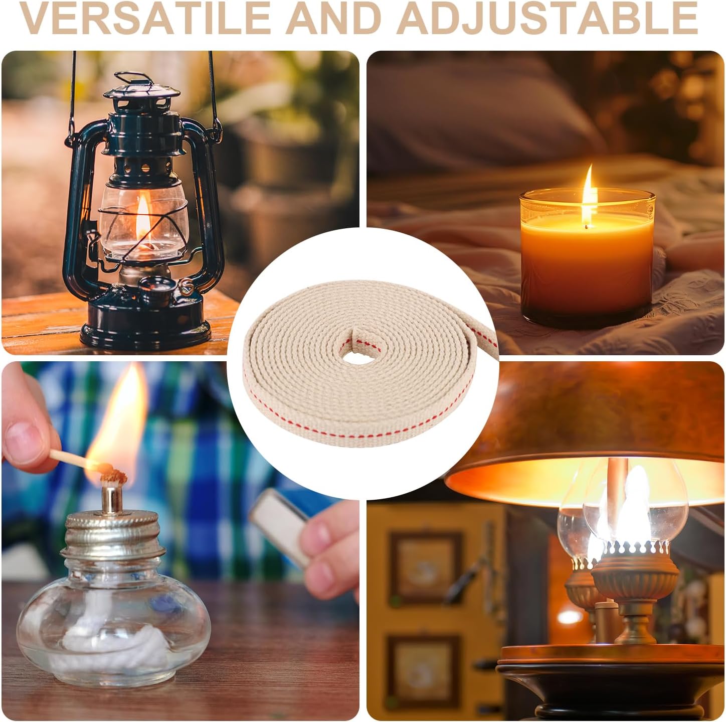 Gosknor Oil Lamp Wicks 984ft Replacement Wicks