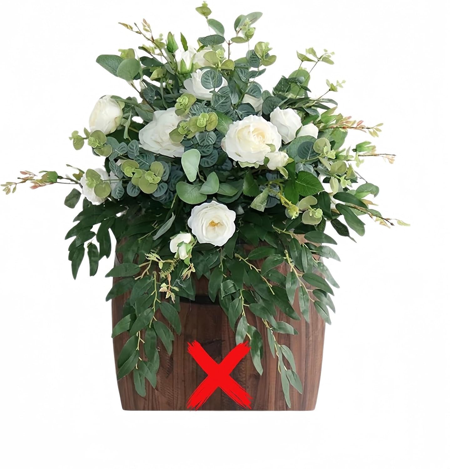 Elegant Wedding Aisle Runner Flowers with Greenery