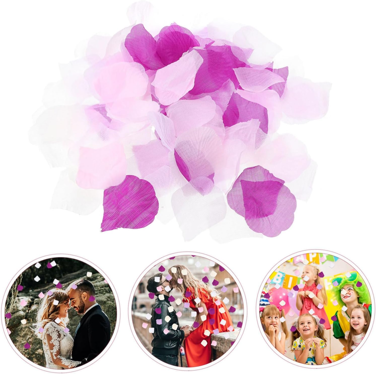 Cabilock 50 Packs Artificial Rose Petals for Wedding Decor