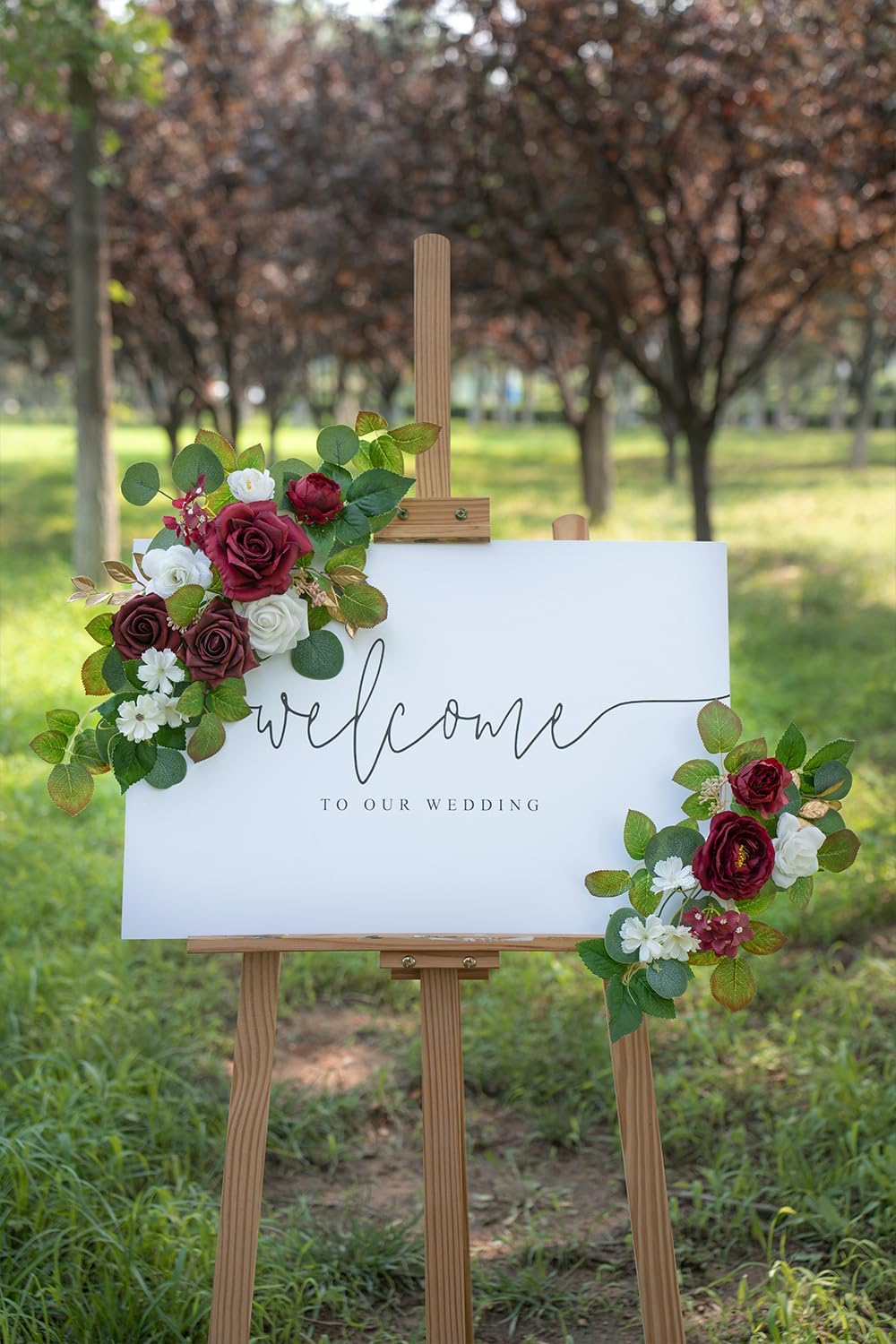 WEIERYUE Pack of 2 Artificial Flowers Decorations