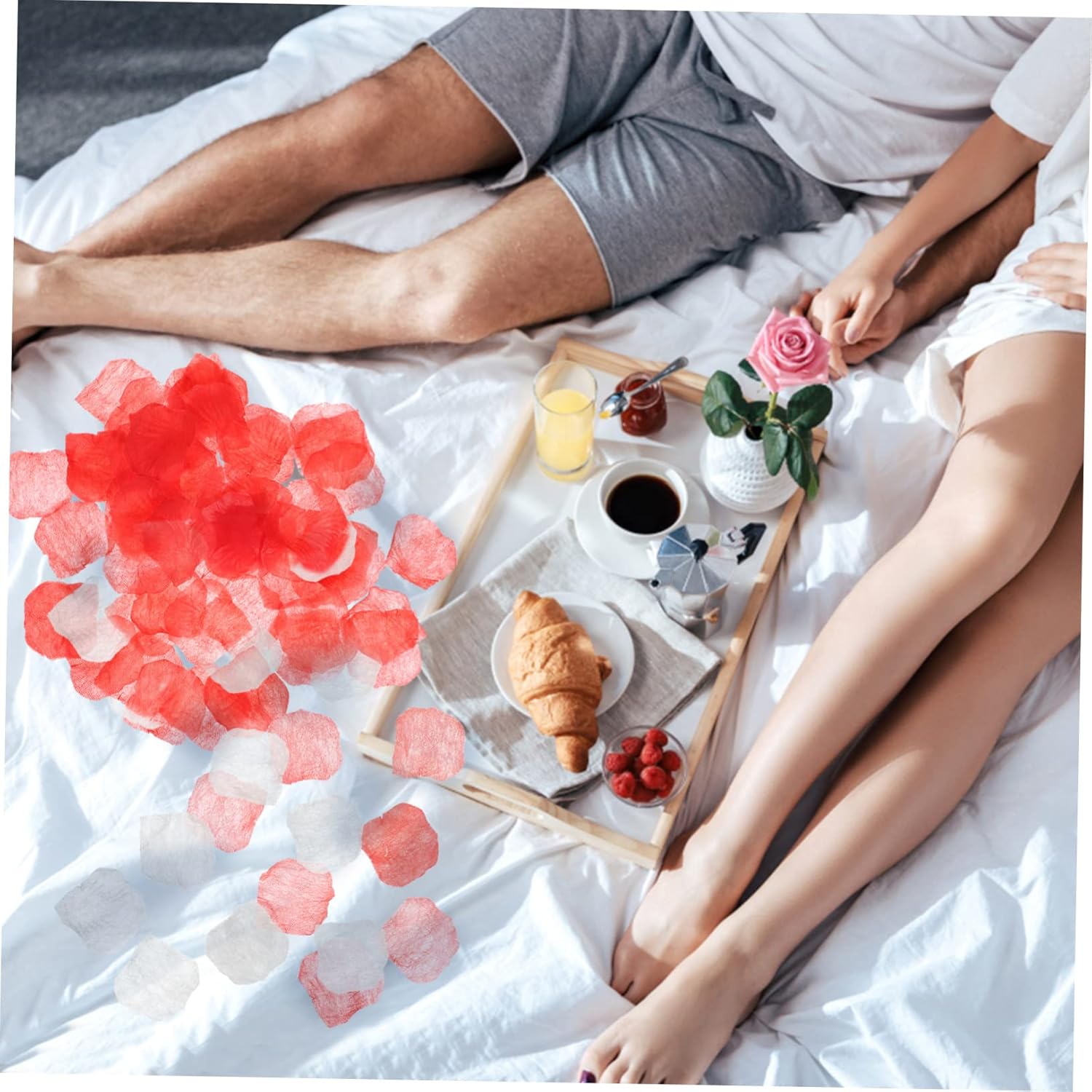 Alipis 3000pcs Artificial Rose Petals for Wedding and Romantic Events