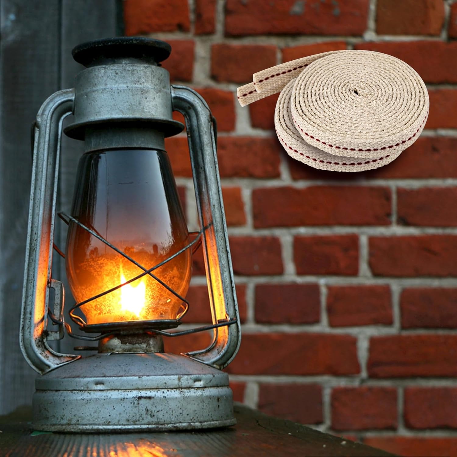 2 Roll Oil Lamp Wick 13 Feet 12 Inch Cotton Wick Replacement