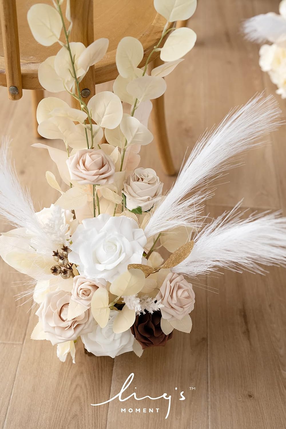 Lings Moment 175 Tall Artificial Flowers Arrangements 4pcs Wedding Decorations