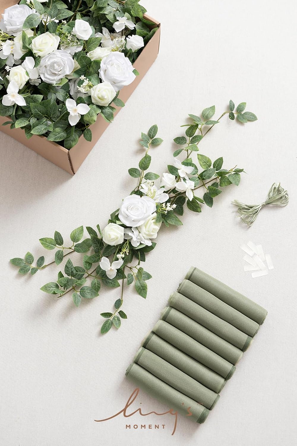 Lings Moment 8 Wedding Chair Flower Decorations