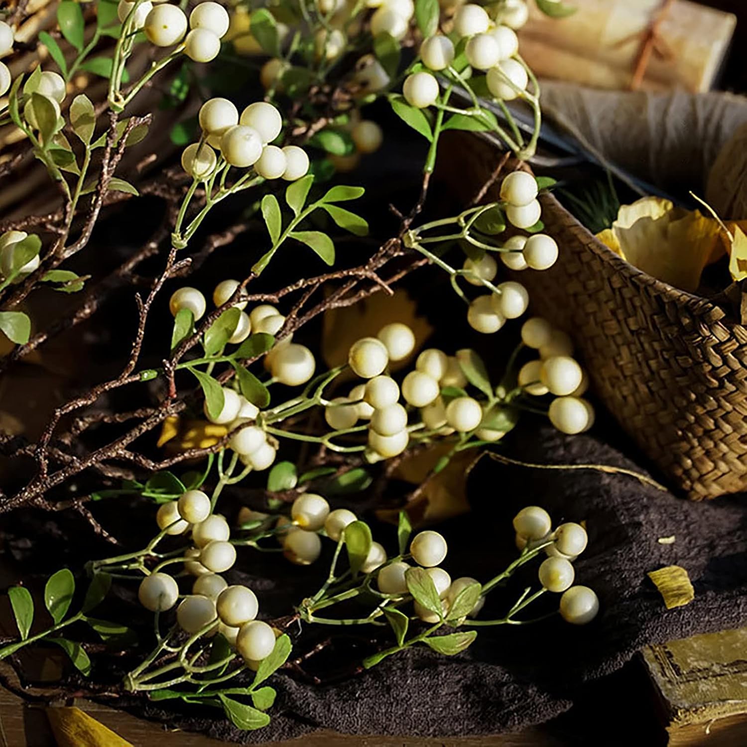 Firlar Artificial Berry Branches 4PCS 275 Inch Decor