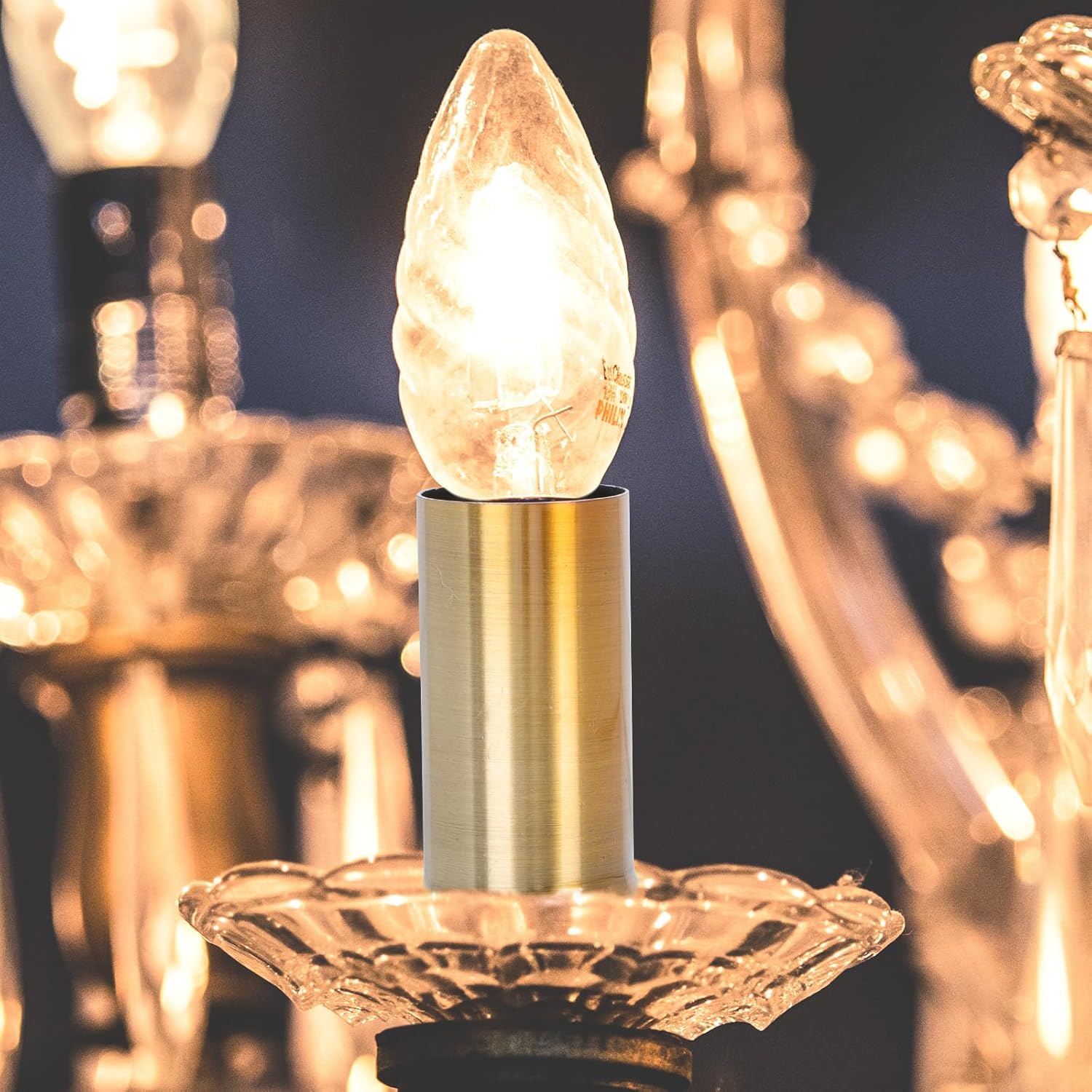 10Pcs Iron Candle Covers for Chandeliers