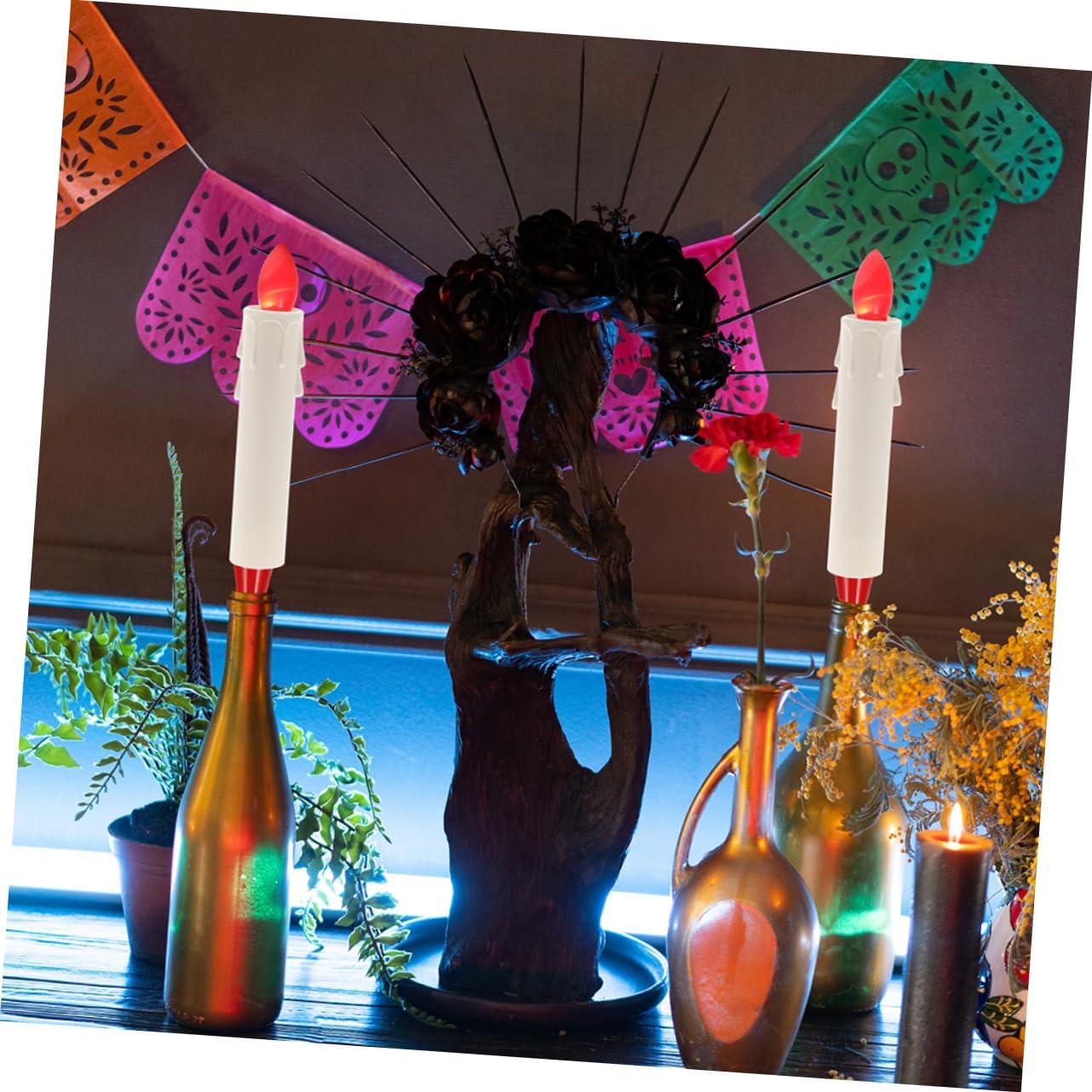 IMIKEYA Candle Covers for Chandeliers 20pcs