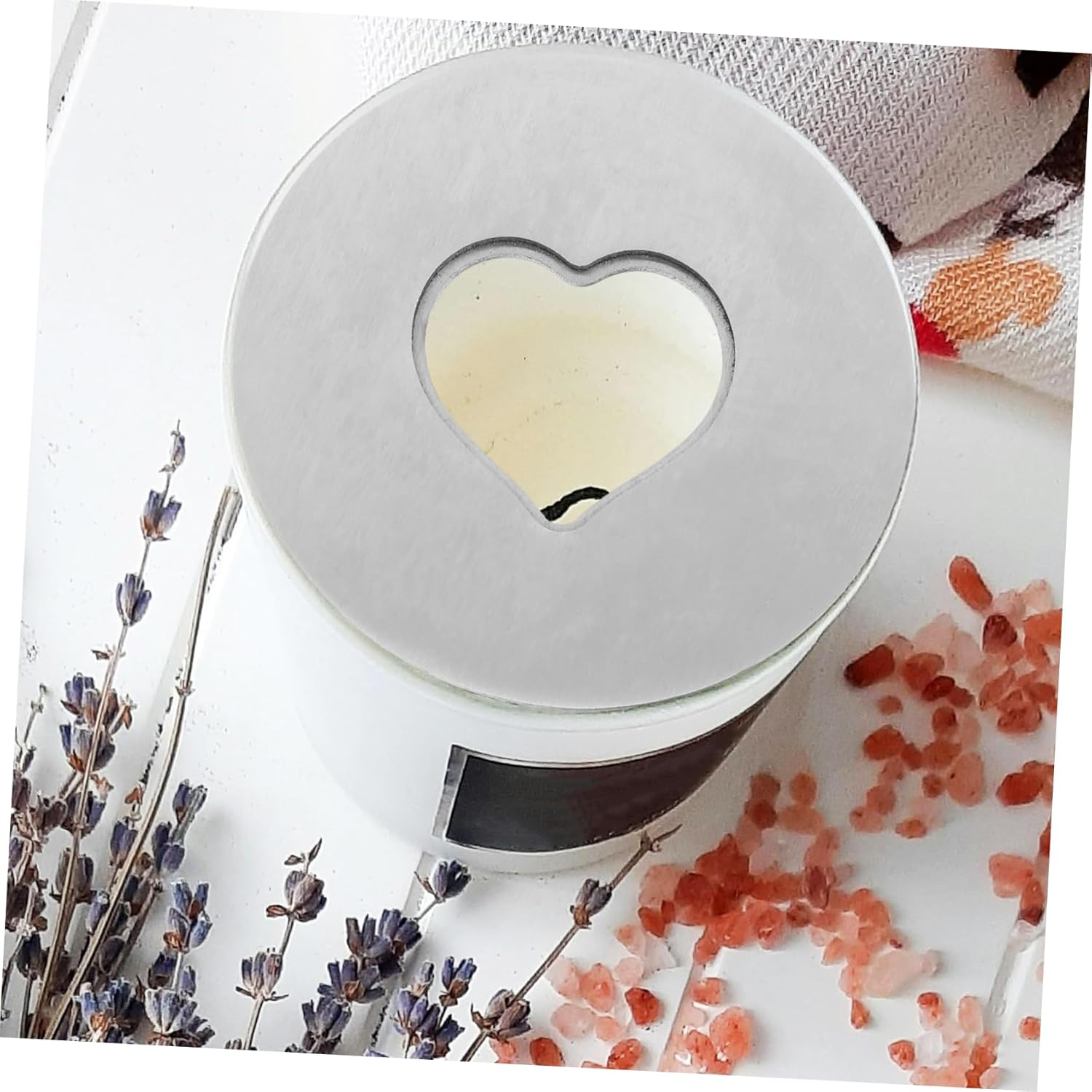 Stainless Steel Candle Jar Lid Shade Sleeve for Indoor Candles