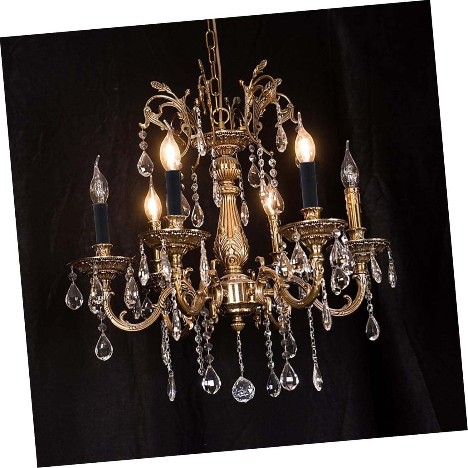 20Pcs Fire Retardant Candle Socket Covers for Chandeliers