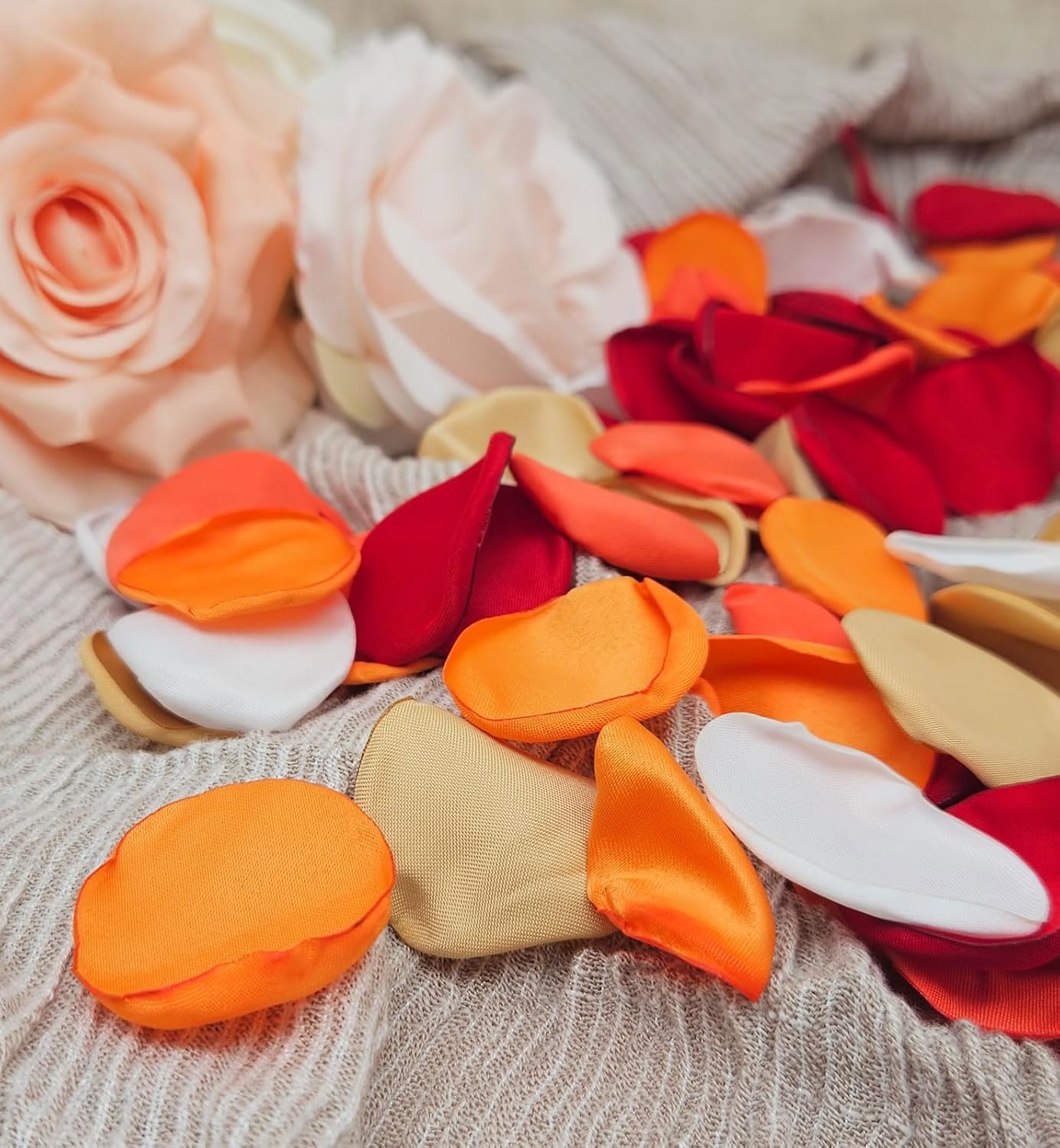 ZOOYOO 200Pcs Silk Rose Petals for Valentines Day Decorations