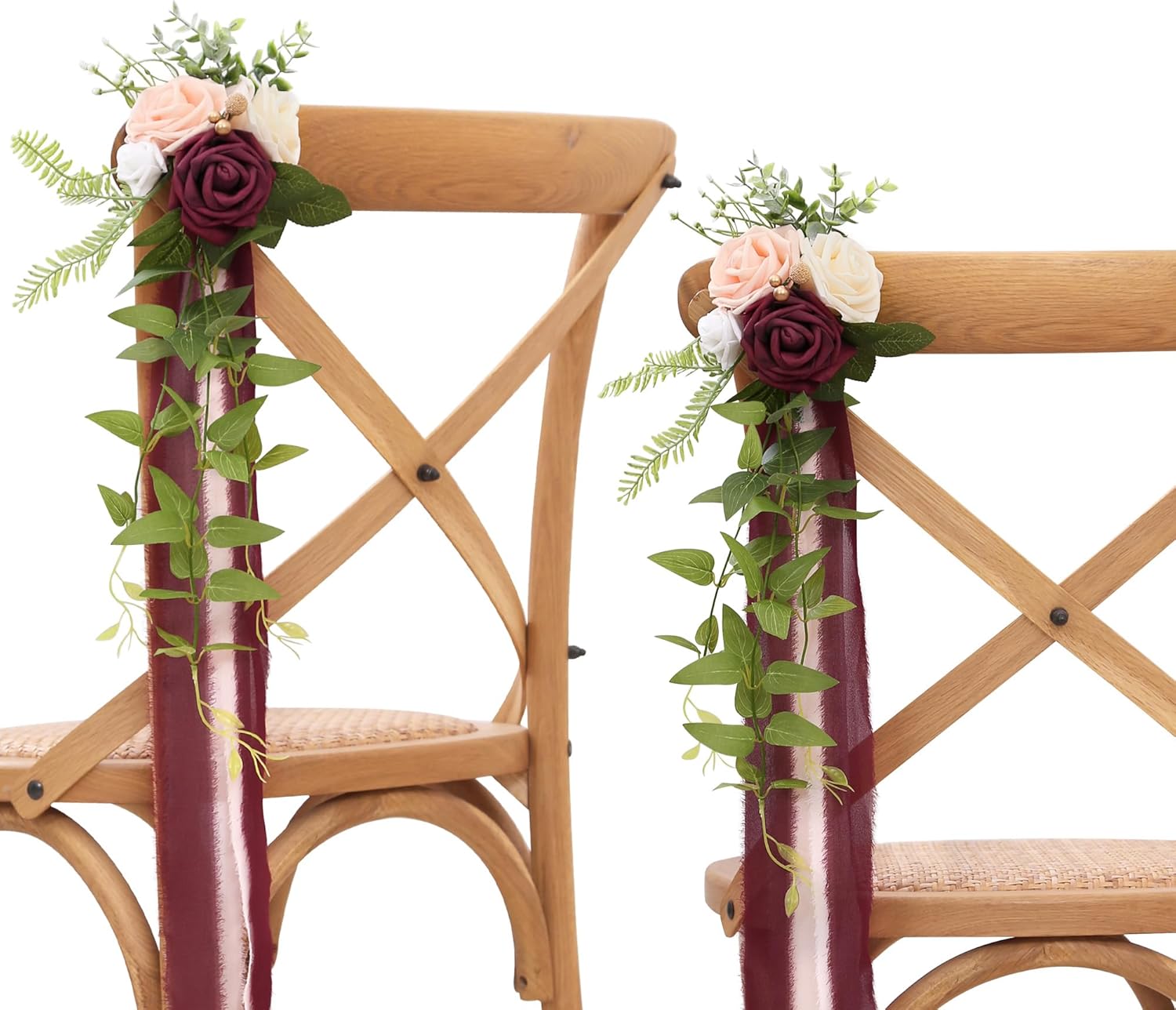 DORIS HOME Wedding Chair Decorations Set of 10 1