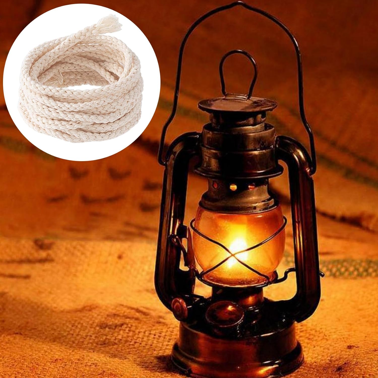 656 Ft Oil Lamp Wicks 18 Inch Replacement for Candles and Lanterns