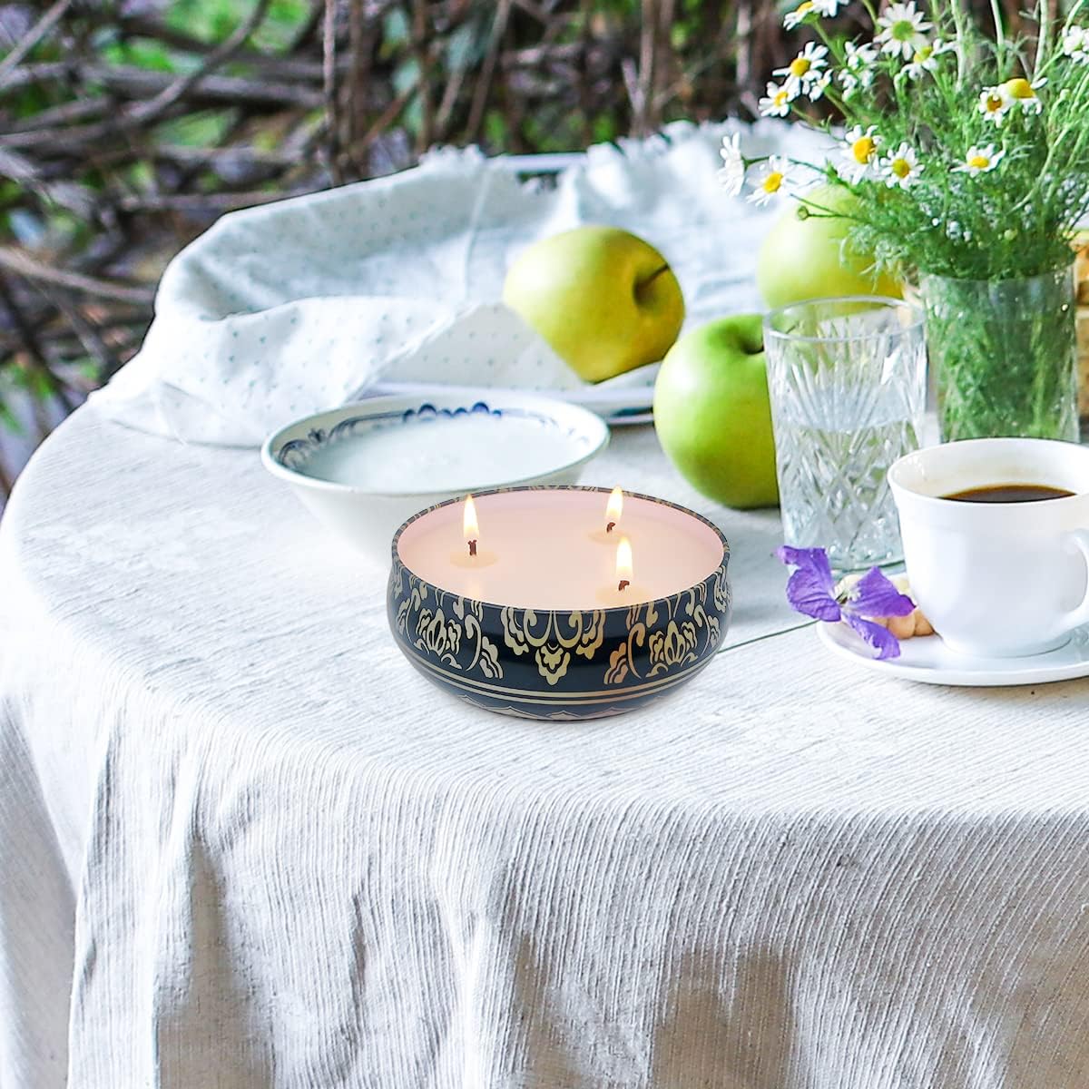 Niky 3-Pack Citronella Candles for Outdoor Indoor Use
