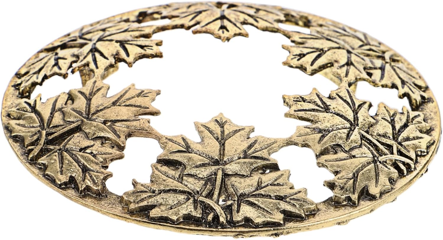 Candle Toppers for Jar Candles with Maple Leaf Design
