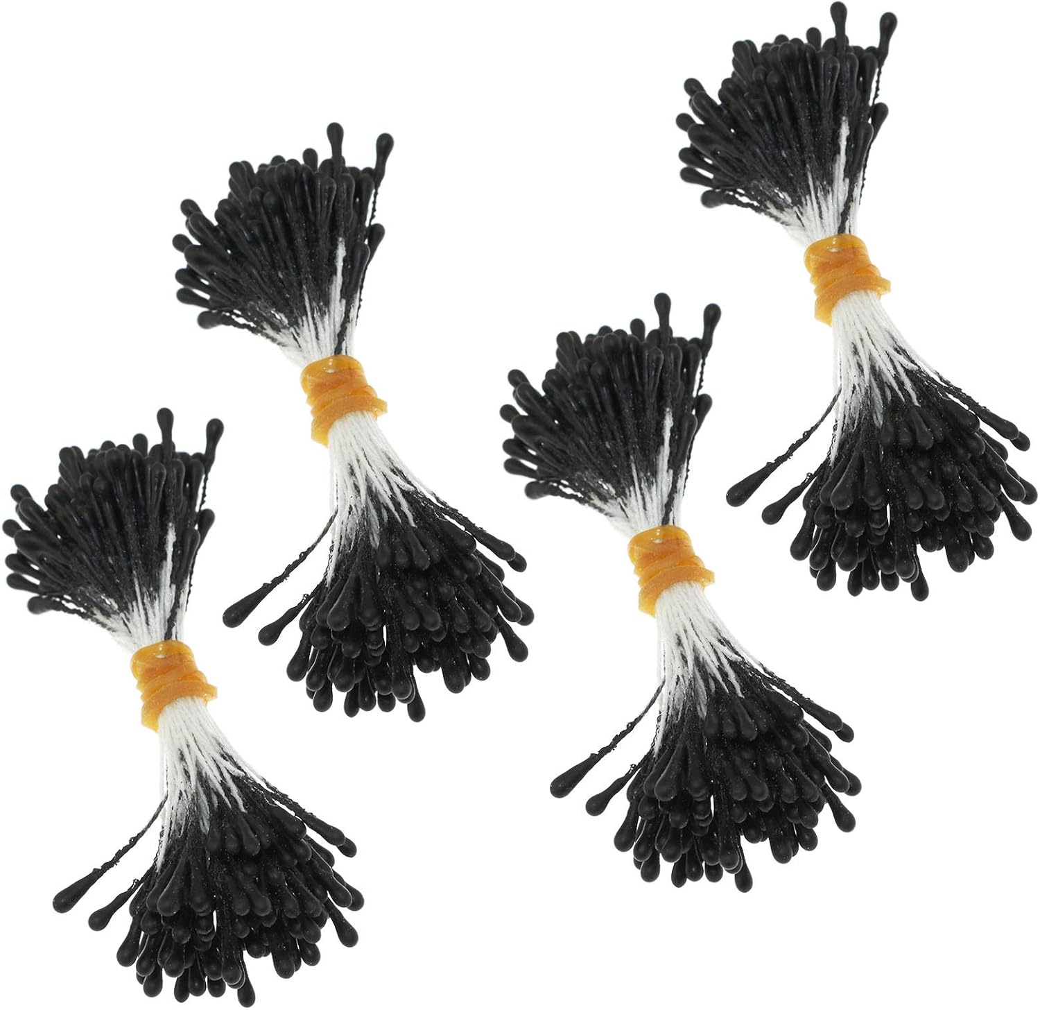 Lind Kitchen Artificial Pearlized Flower Stamen - 400PCS Matte Black
