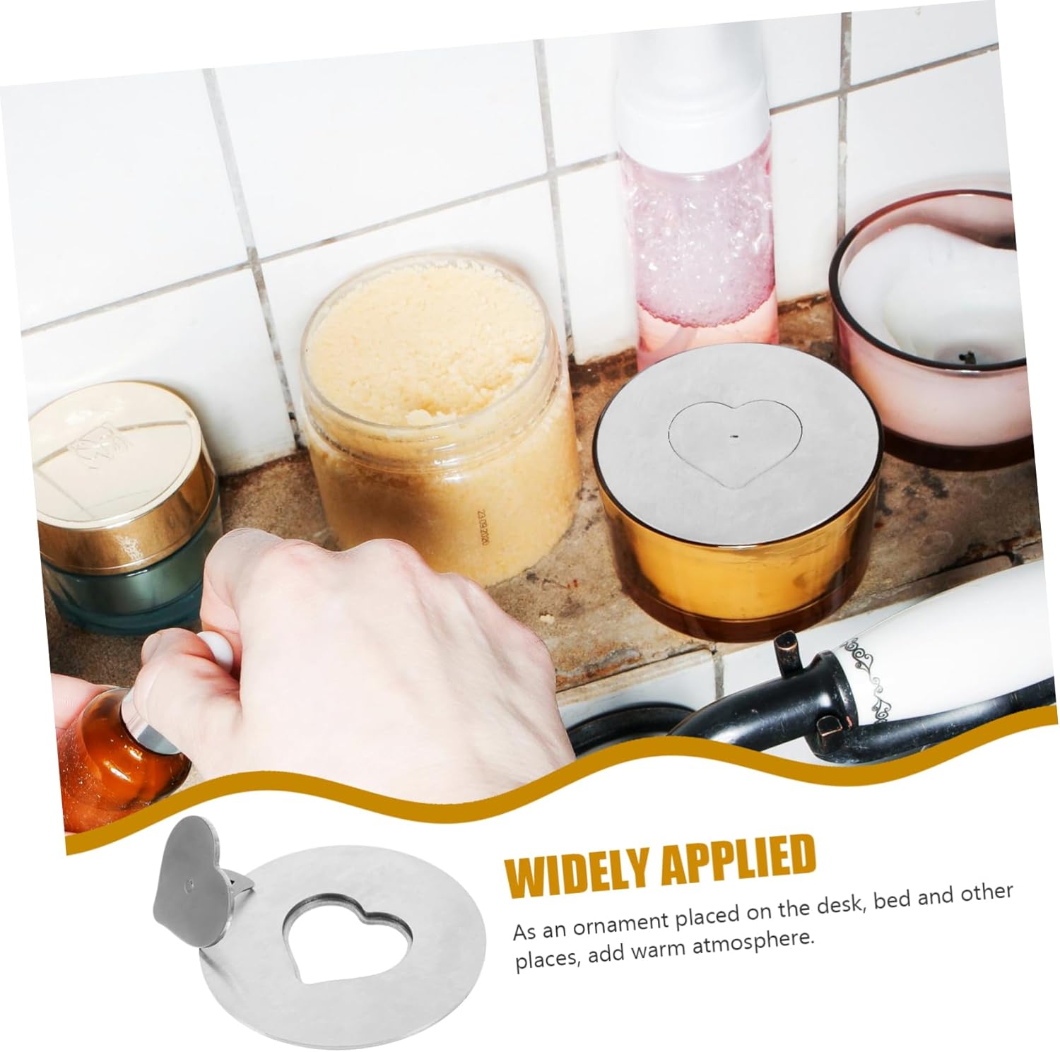 Zerodeko Candle Jar Lid Shade Cover
