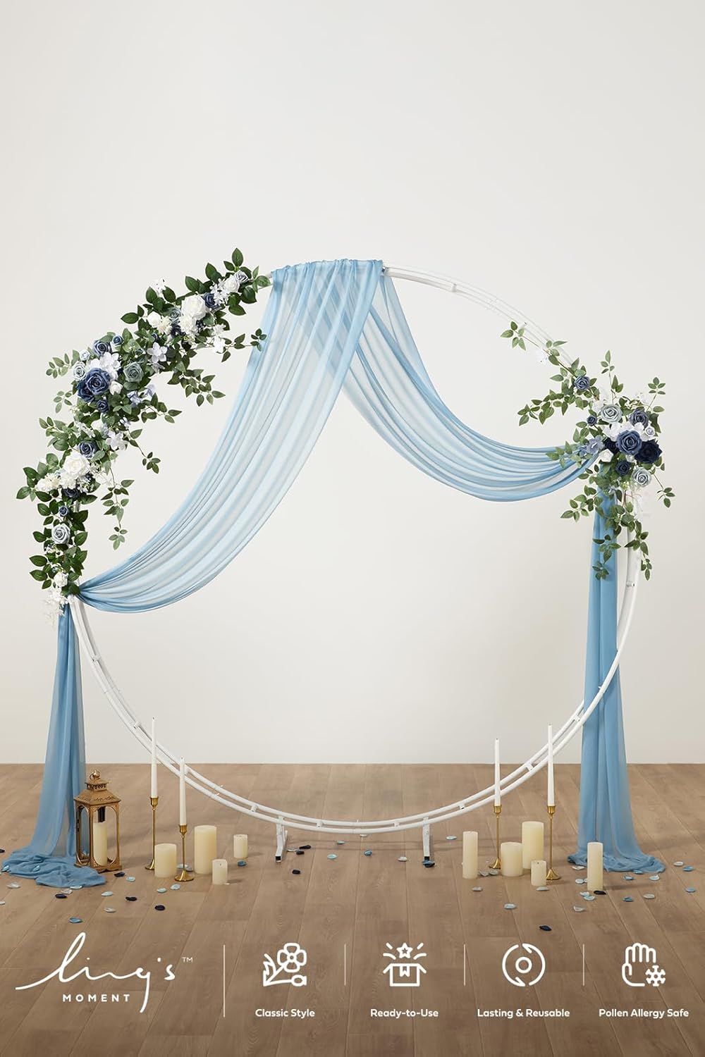 Lings Moment Wedding Arch Artificial Flowers Decor