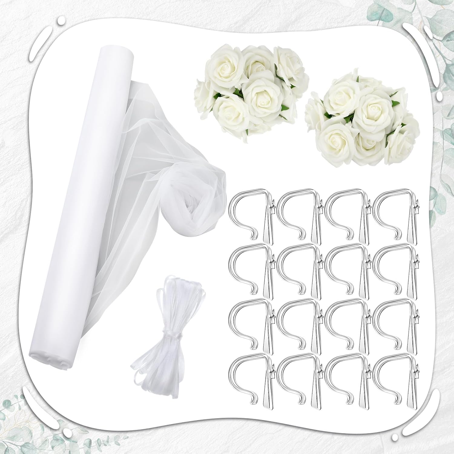 Riceshoot 34 Pcs Wedding Aisle Decorations