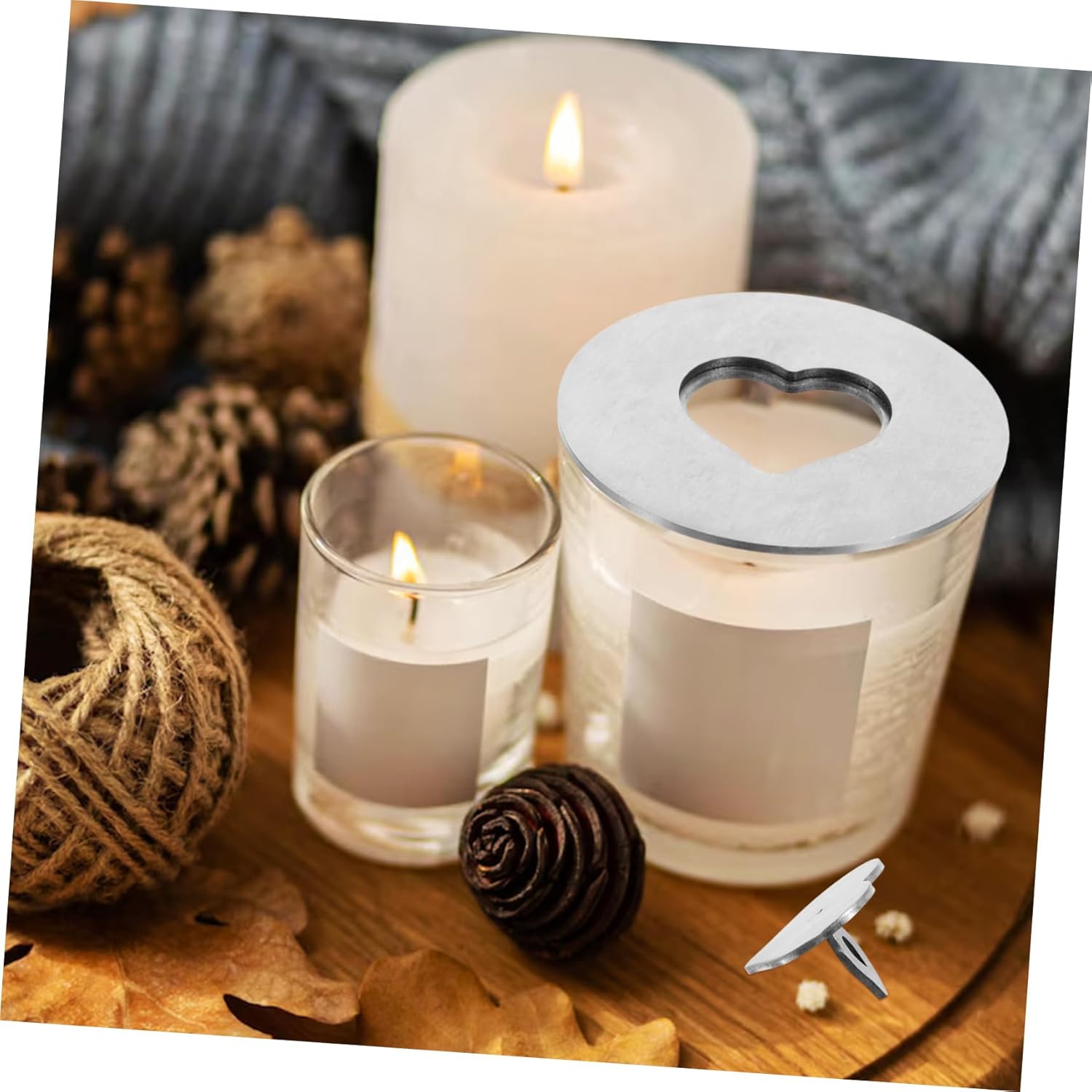 Zerodeko Candle Jar Lid Shade Cover