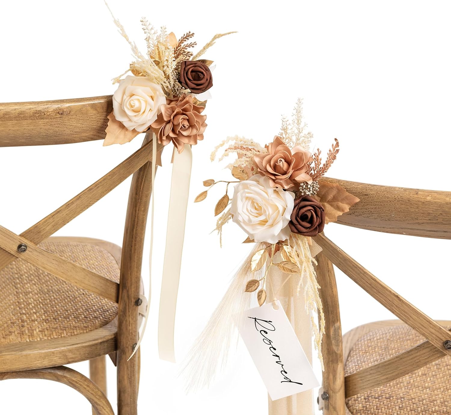 Lings Moment 8pcs Wedding Aisle Chair Decorations 1