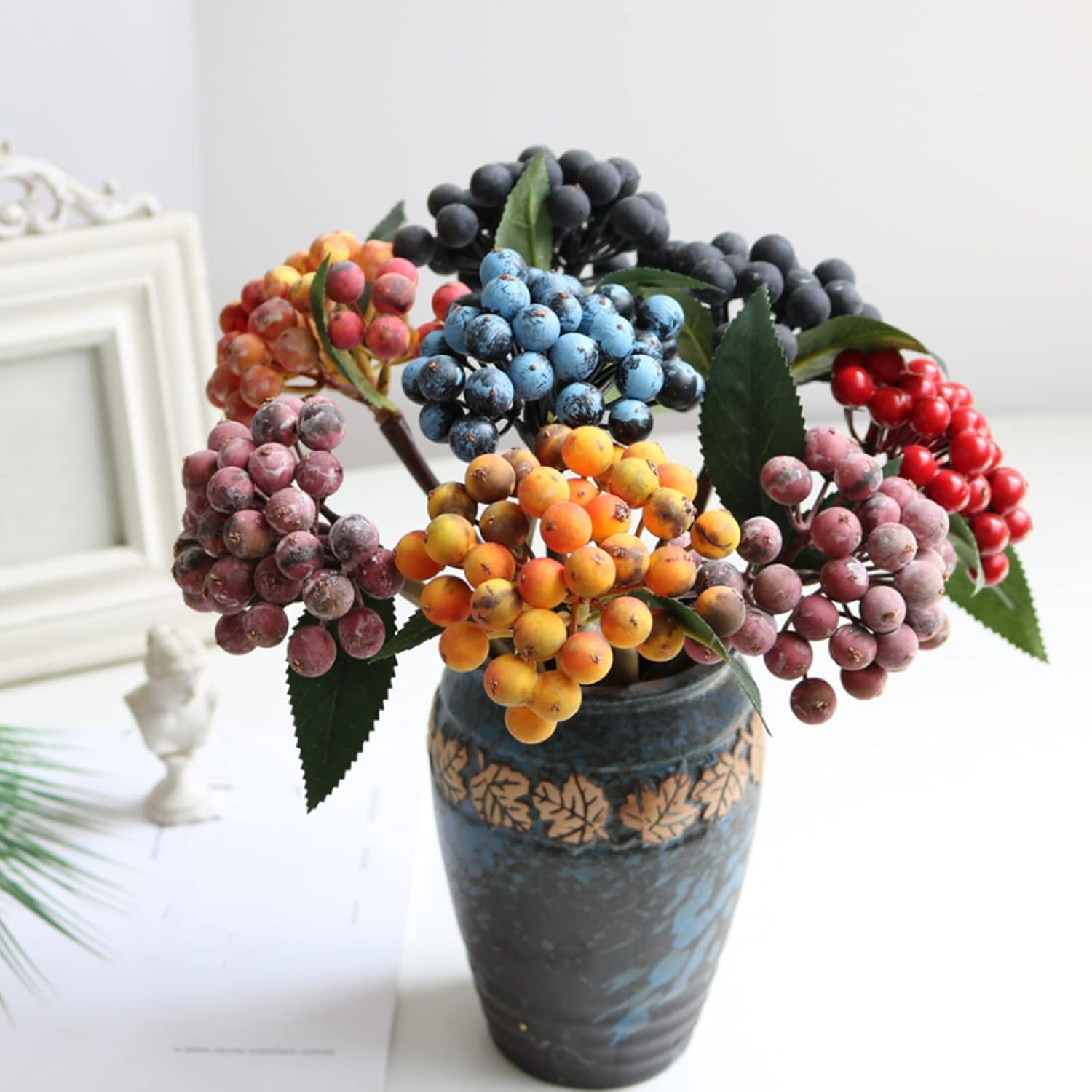 10 PCS Artificial Berry Branches for Home Decor