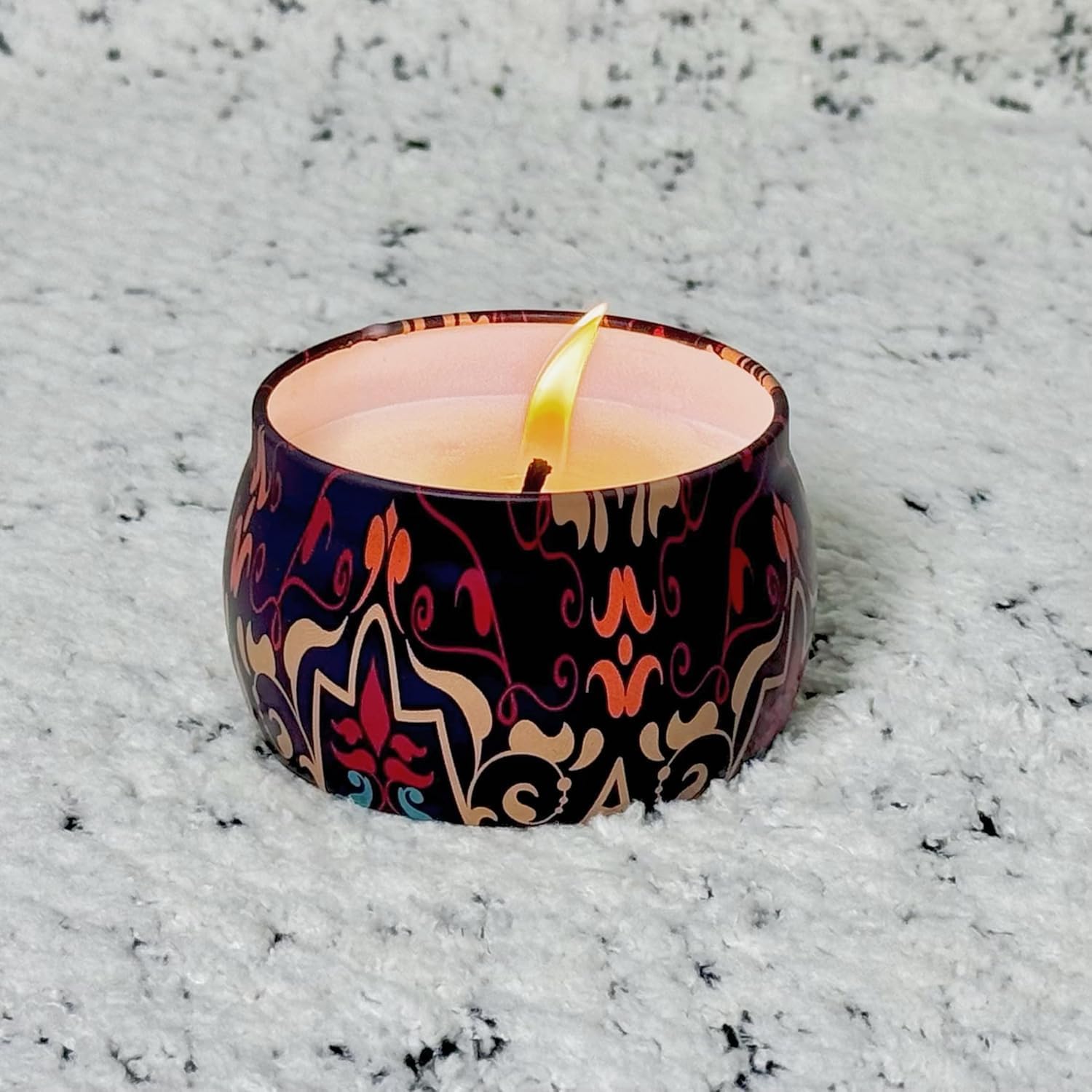 Phinicco 10-Pack 4 Oz Candle Tins with Lids