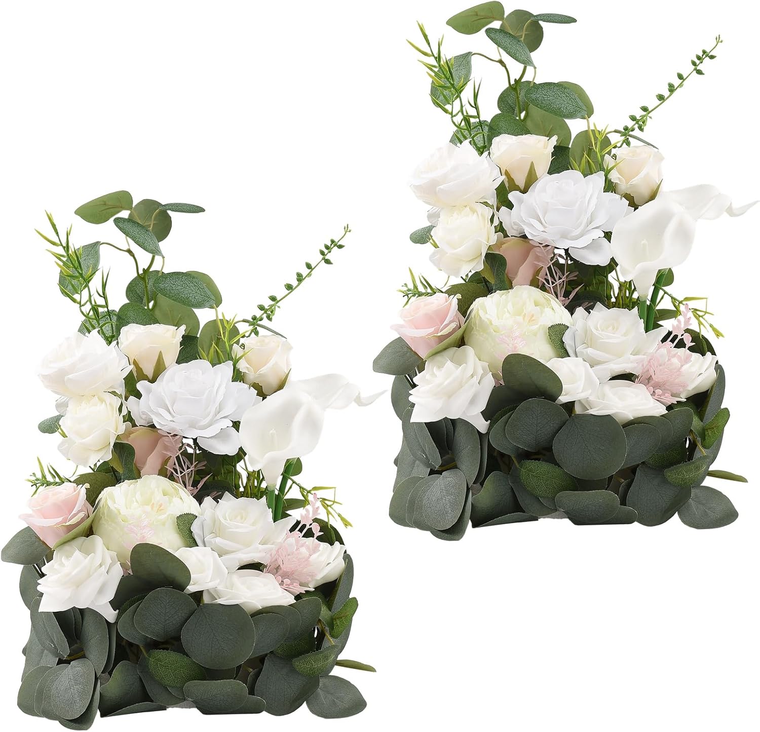Algado 15in Freestanding Artificial Flowers for Wedding Aisle and Ceremony Reception