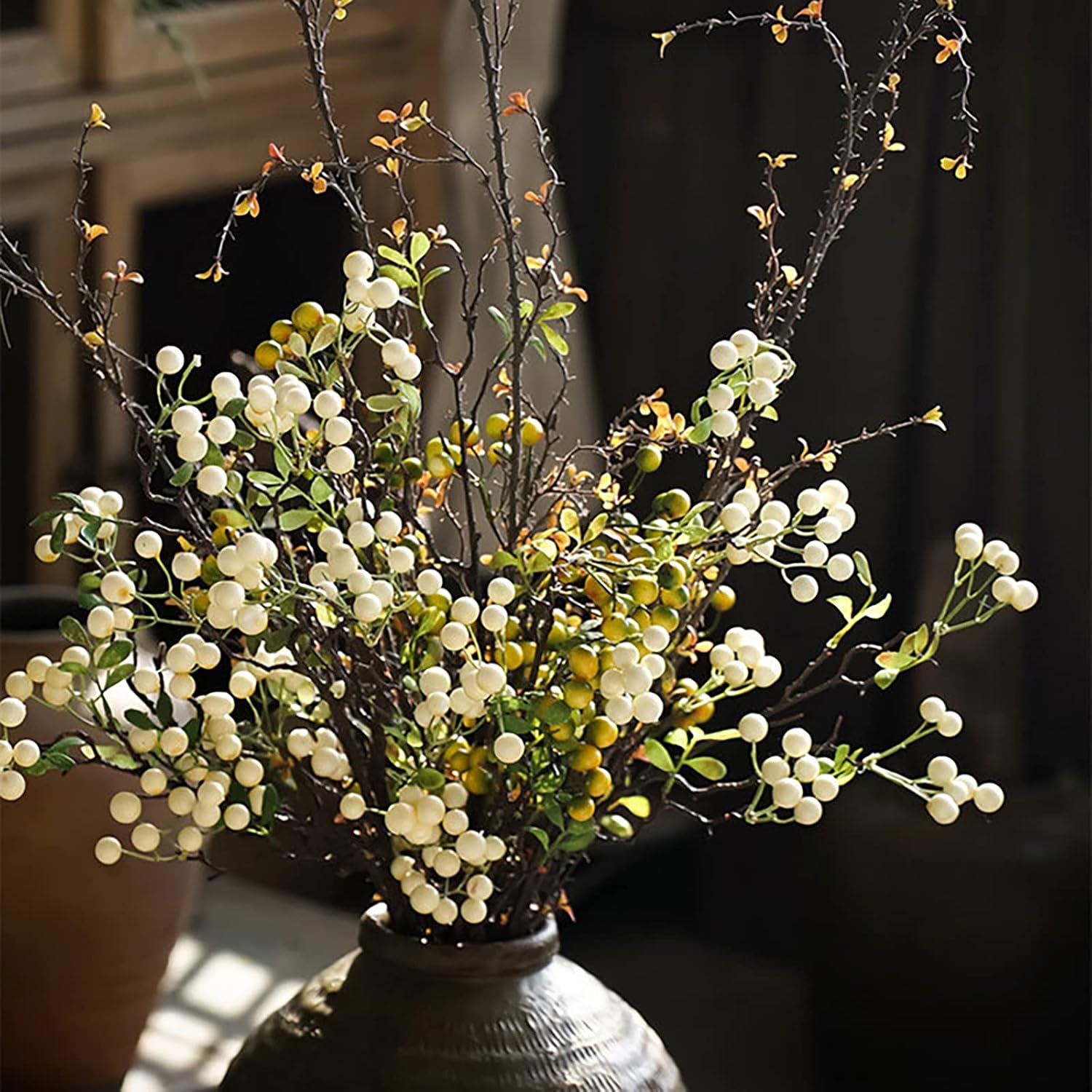 Firlar Artificial Berry Branches 4PCS 275 Inch Decor