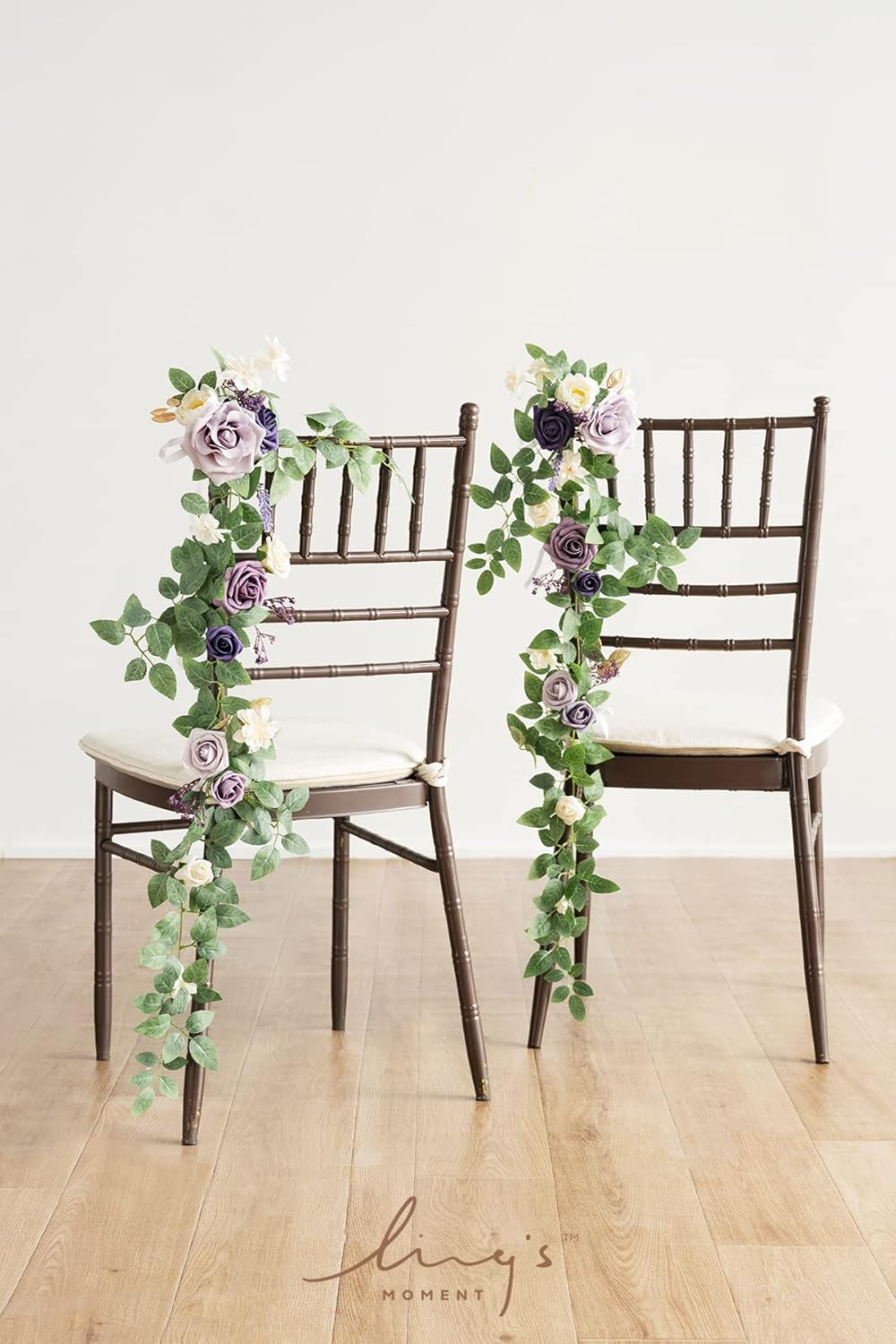 Lings Moment 10pcs Artificial Wedding Chair Flowers