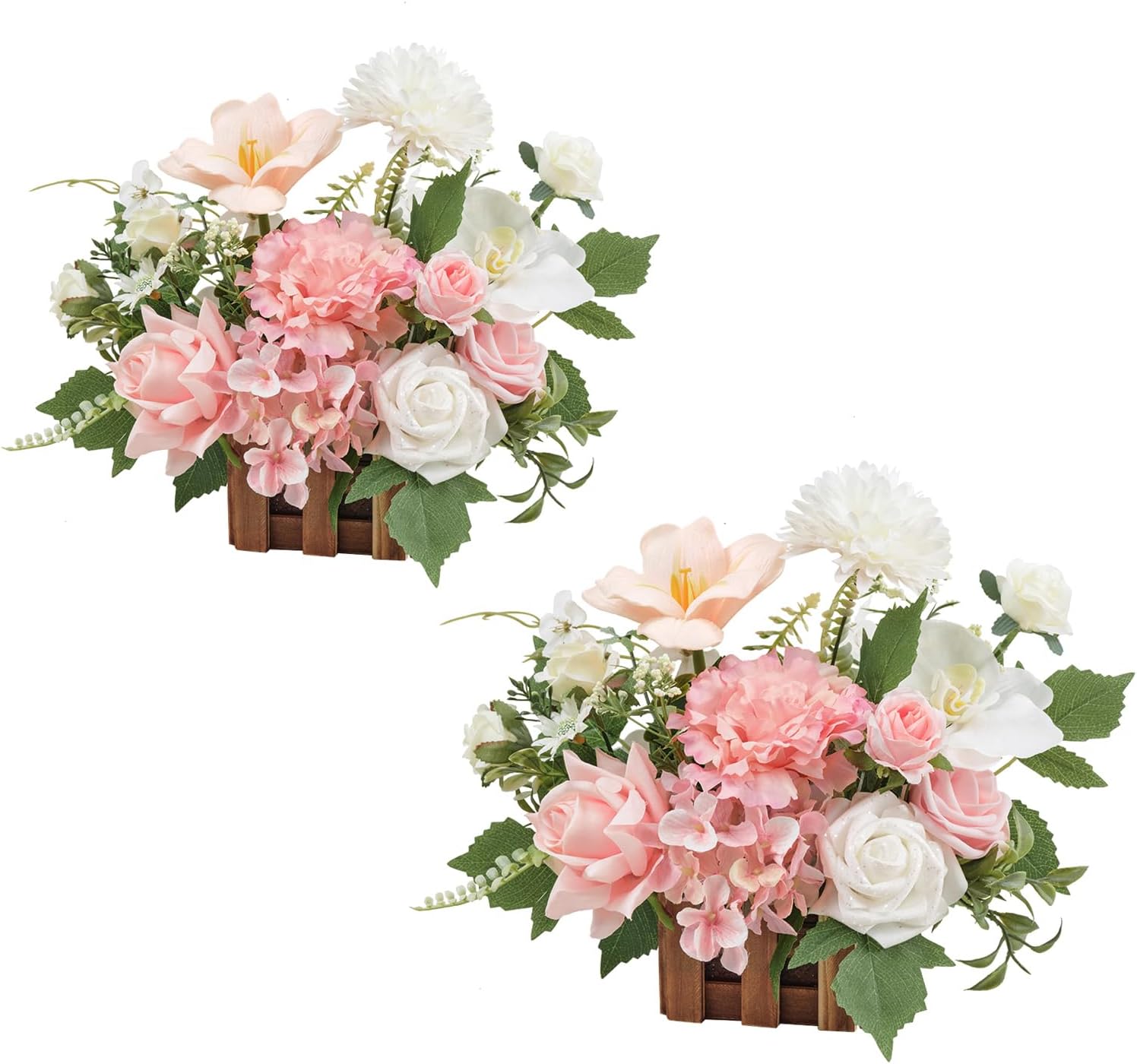 TINGE TIME Artificial Wedding Centerpieces Set of 2