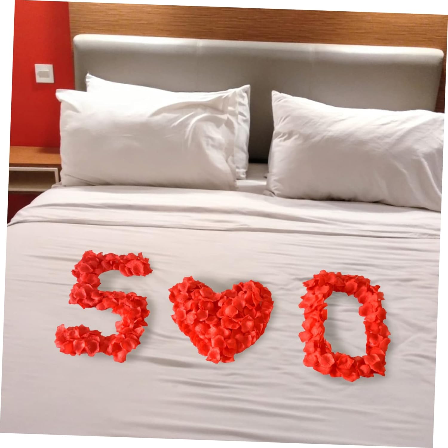 Alipis 3000pcs Artificial Rose Petals for Wedding and Romantic Events