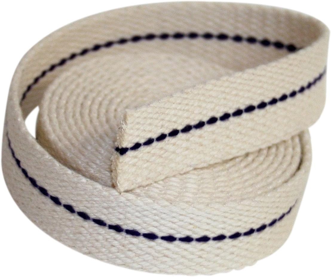 12 Inch Flat Cotton Oil Lamp Wick 6 Foot Roll