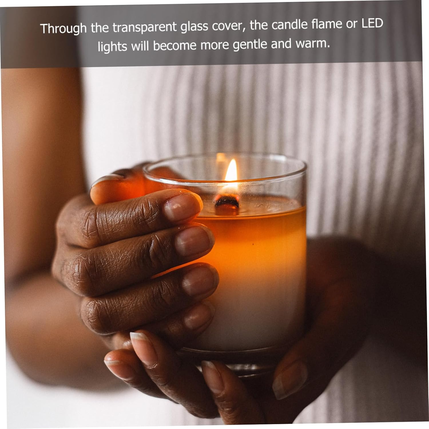 Glass Candle Holder for Candles and Tealights
