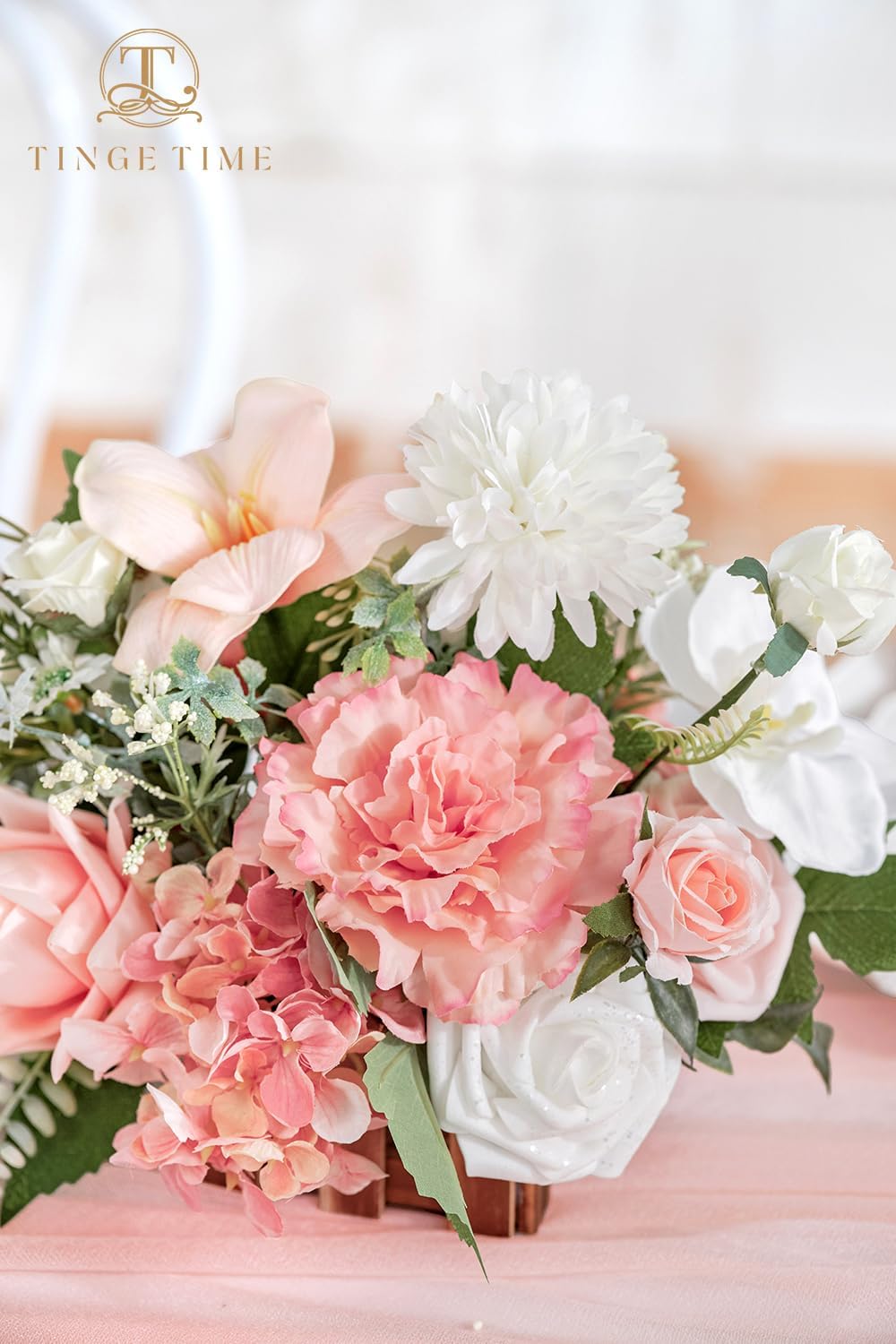 TINGE TIME Artificial Wedding Centerpieces Set of 2
