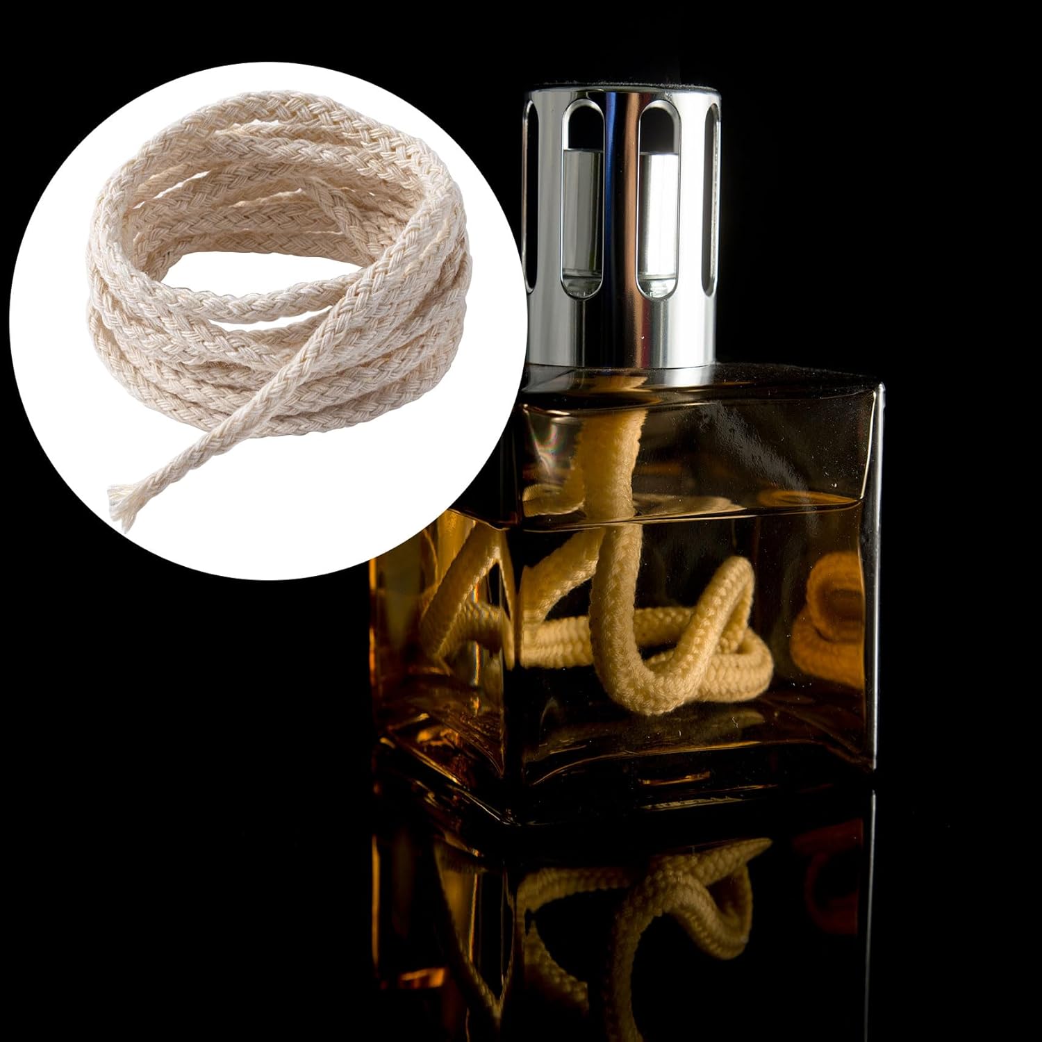 656 Ft Oil Lamp Wicks 4mm Cotton Braided Replacement Wicks