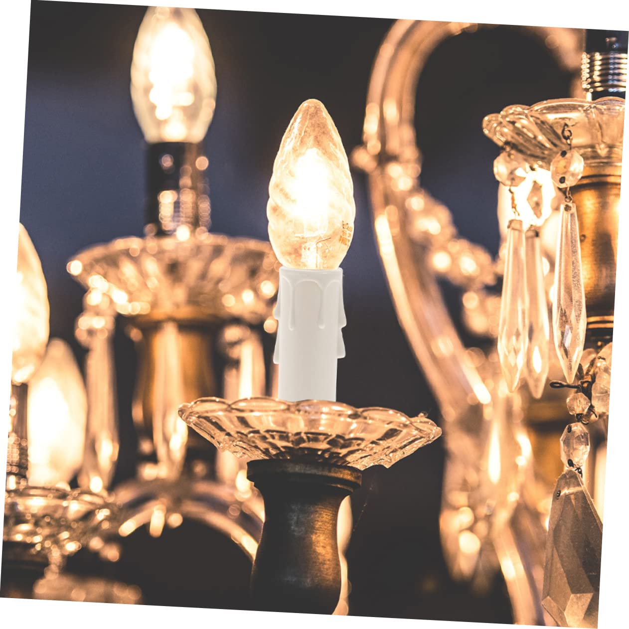 SEWOART Pcs Tall Candle Socket Covers for Chandeliers