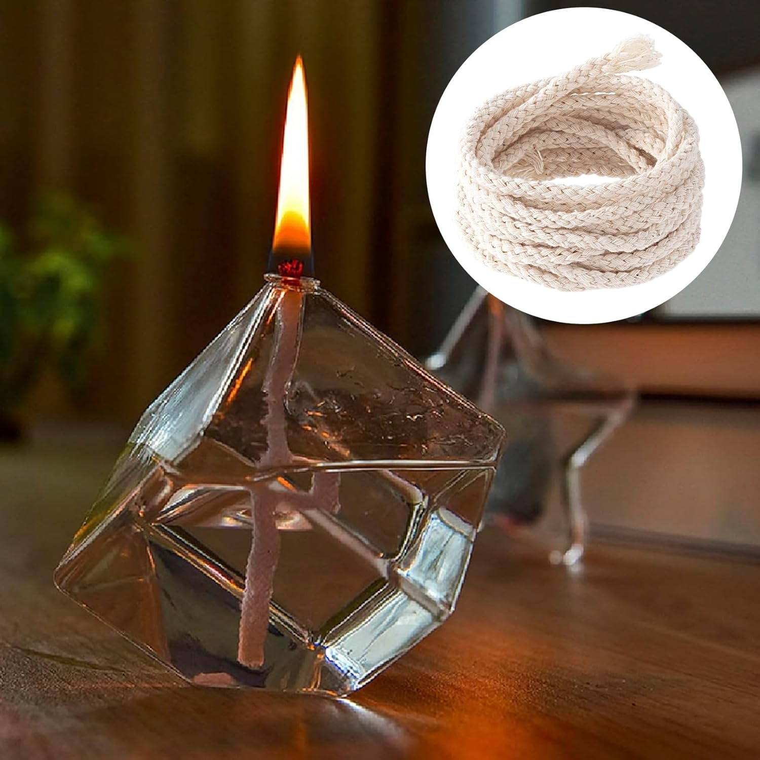 656 Ft Oil Lamp Wicks 18 Inch Replacement for Candles and Lanterns