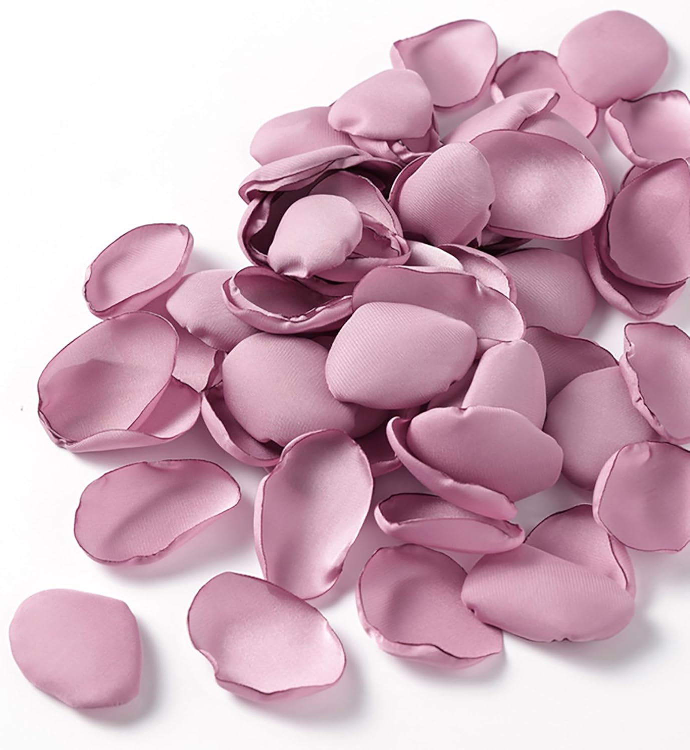 400pcs Satin Silk Rose Petals Lilac Dream