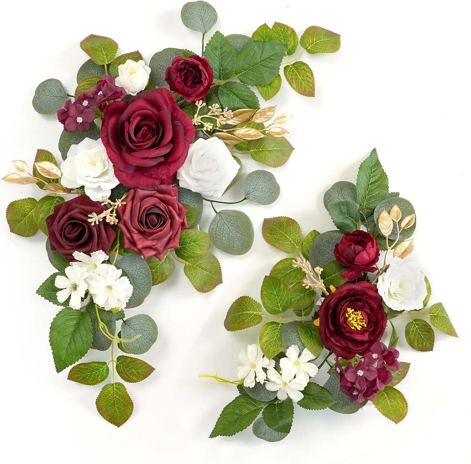 WEIERYUE Pack of 2 Artificial Flowers Decorations