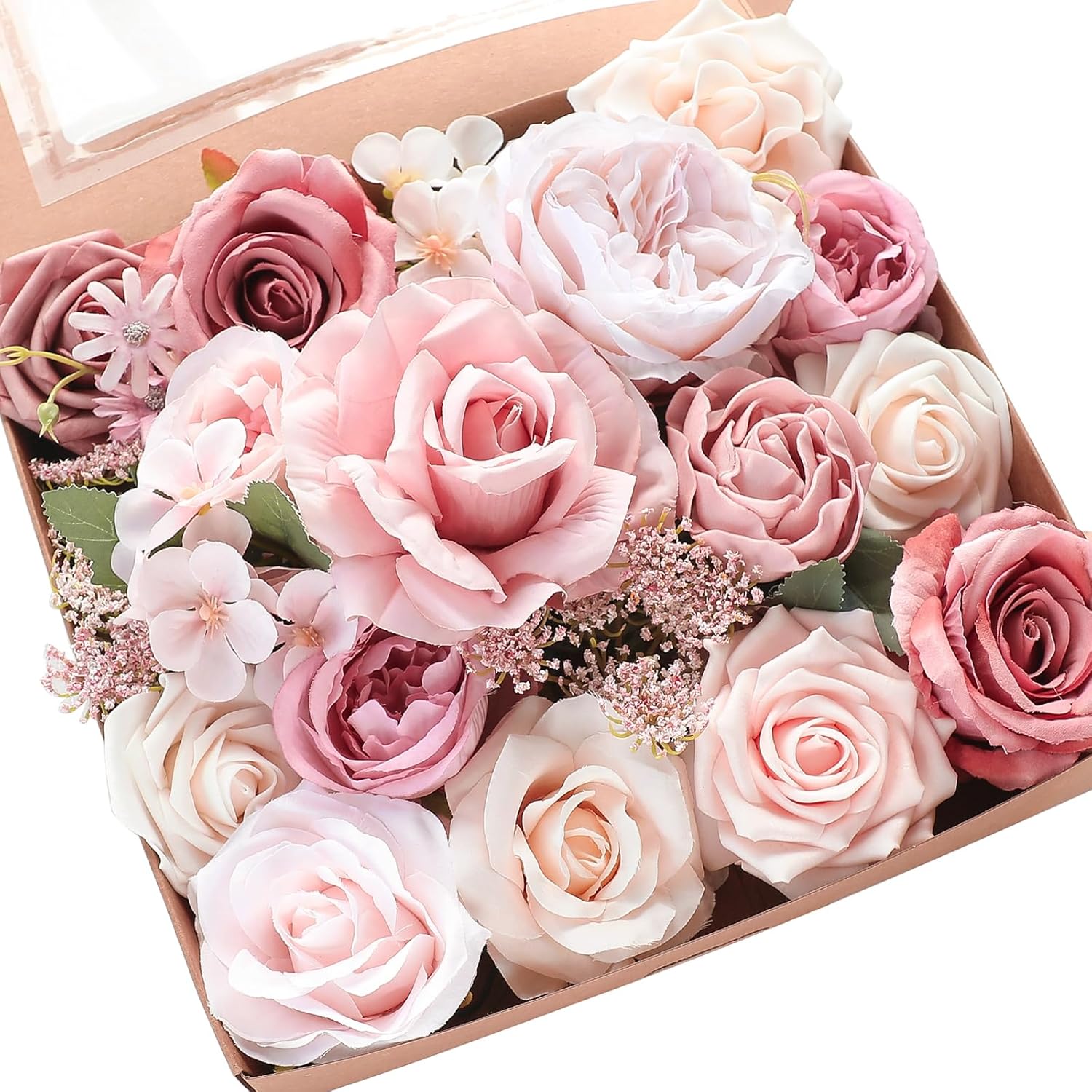 Floroom Dusty Rose Artificial Flowers Set