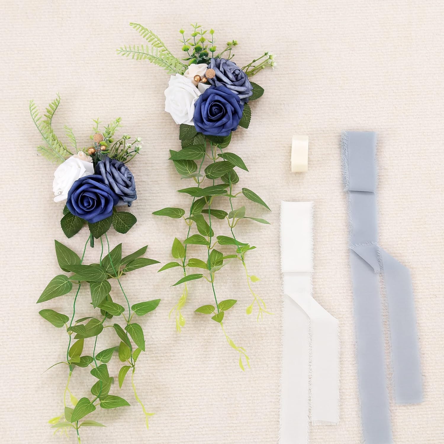 DORIS HOME Wedding Aisle Decorations Pew Flowers Set of 10