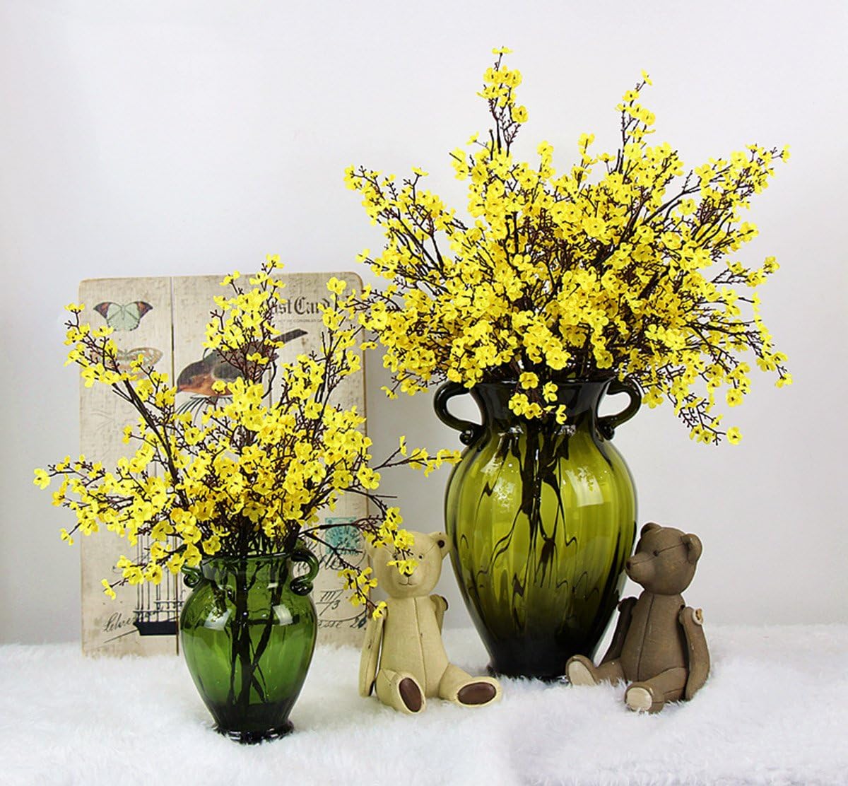 JAKY Global Artificial Flower Bouquet Yellow 6 Bundle