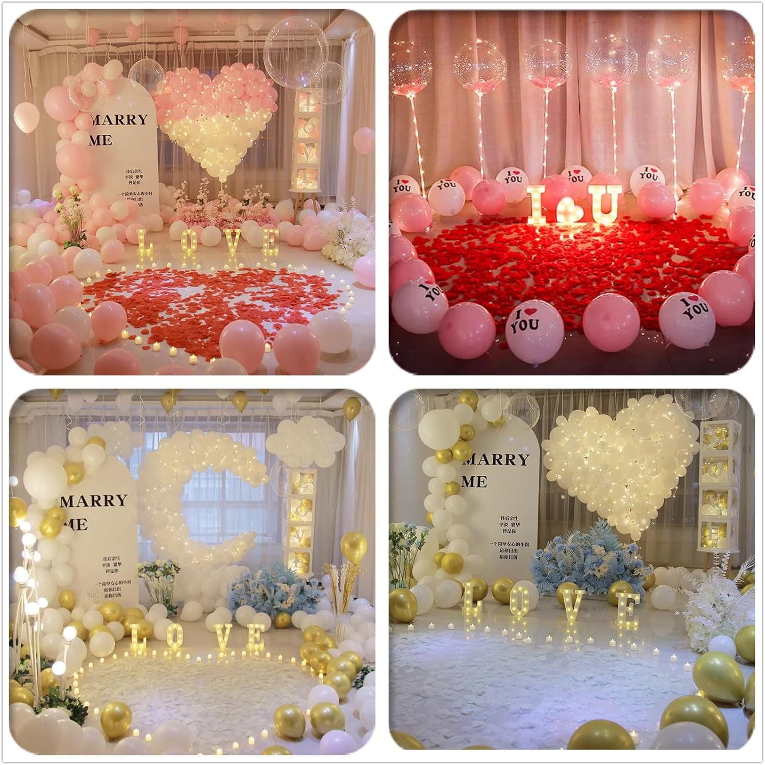 Starmimi Ivory Rose Petals for Romantic Occasions 1000pcs