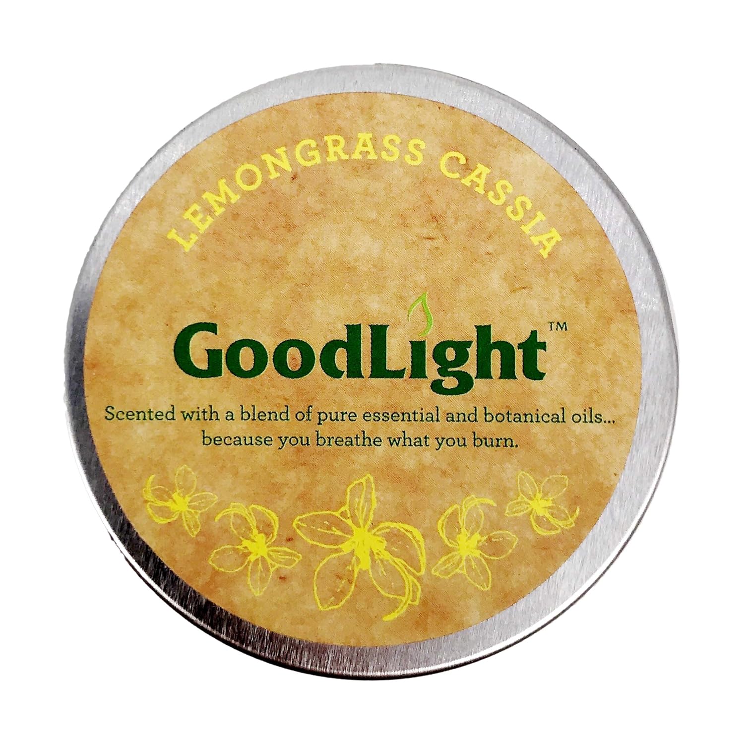 GOODLIGHT Lemongrass Cassia Travel Tin Candle 2 OZ