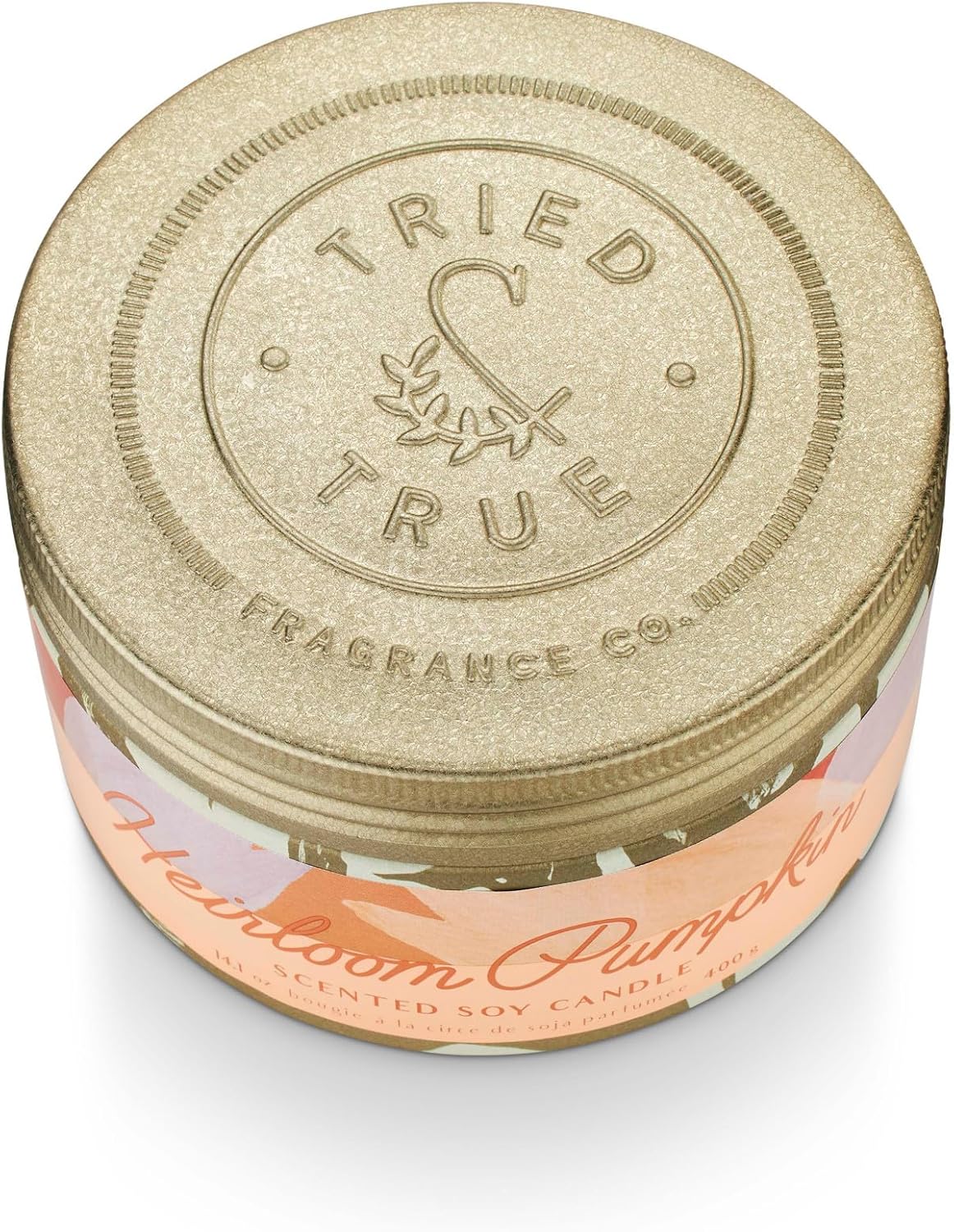 Tried True Heirloom Pumpkin Travel Tin Candle