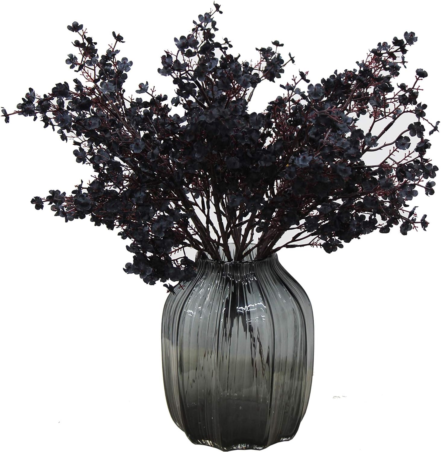 Jaky Global Artificial Flowers 12pcs Black Babys Breath Decor